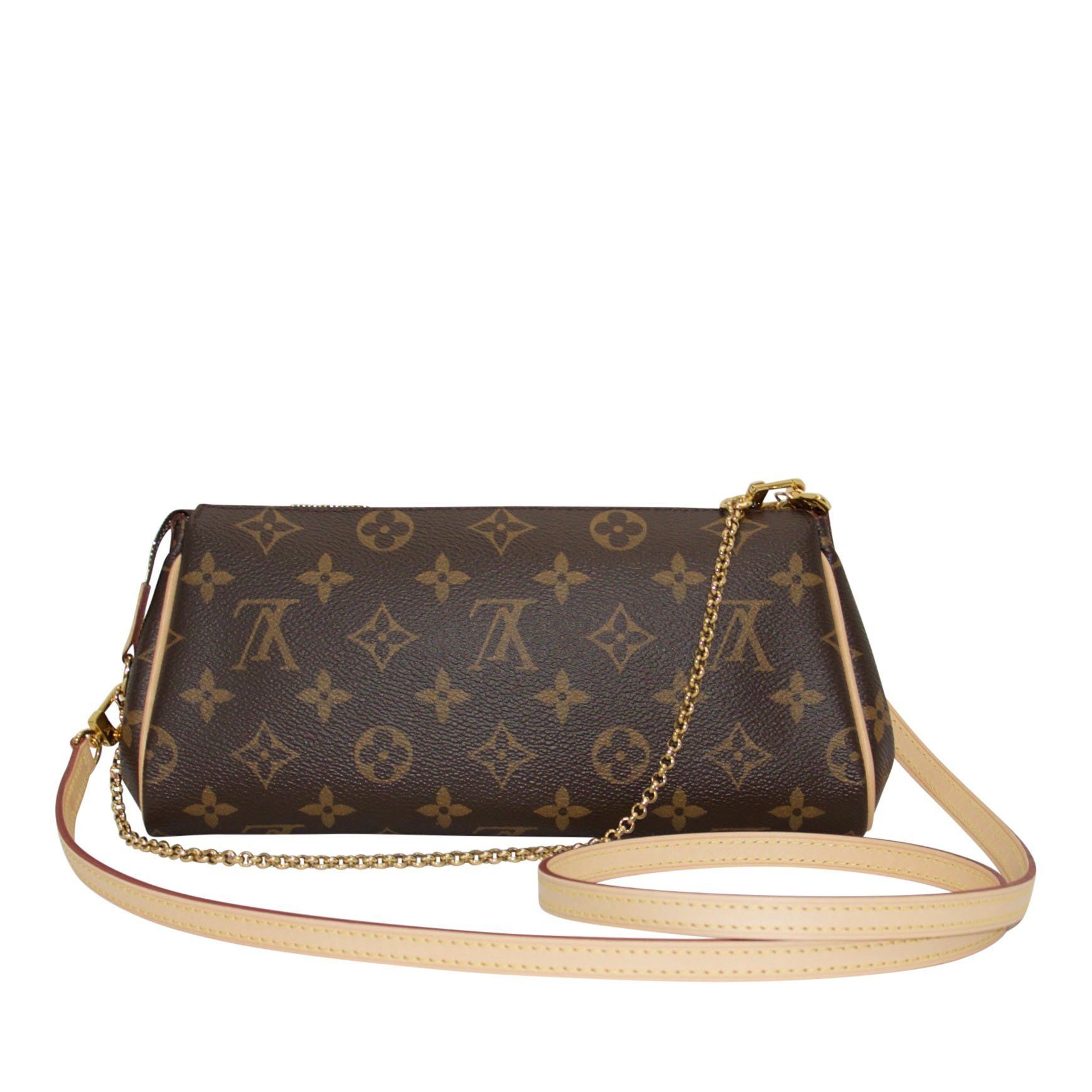 Louis Vuitton Monogram Eva Clutch with Strap
