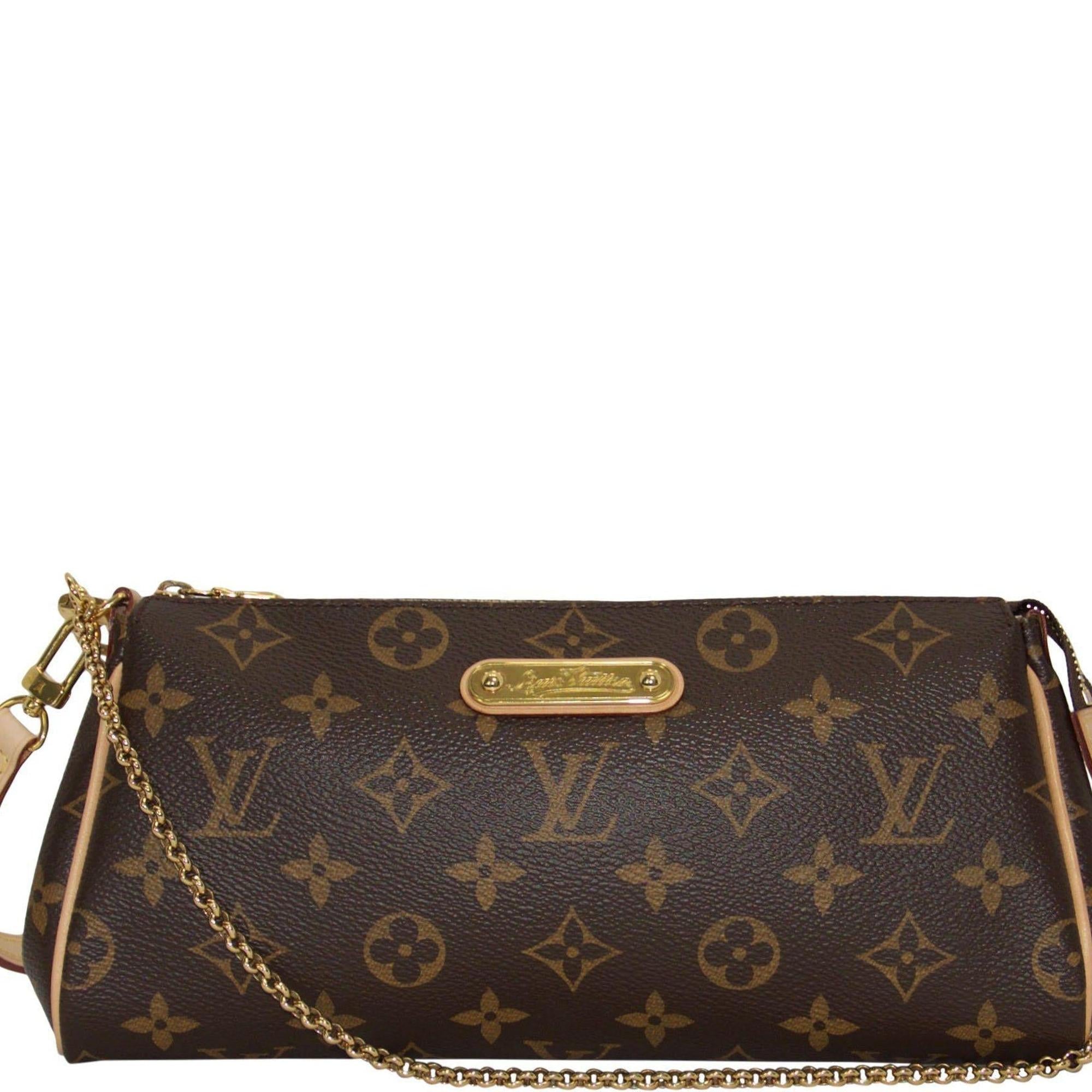 Louis Vuitton Monogram Eva Clutch with Strap