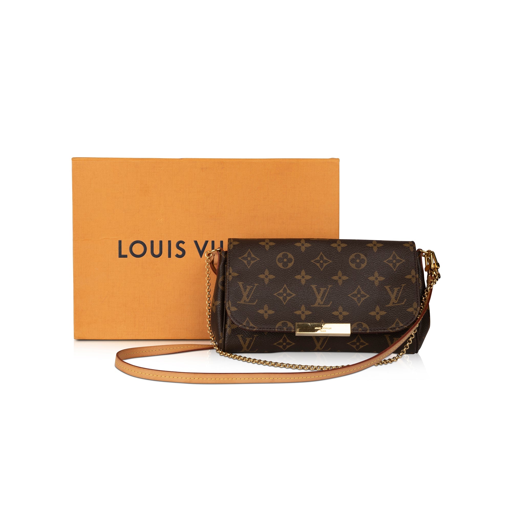 Louis Vuitton Monogram Favorite PM w/ Strap & Box