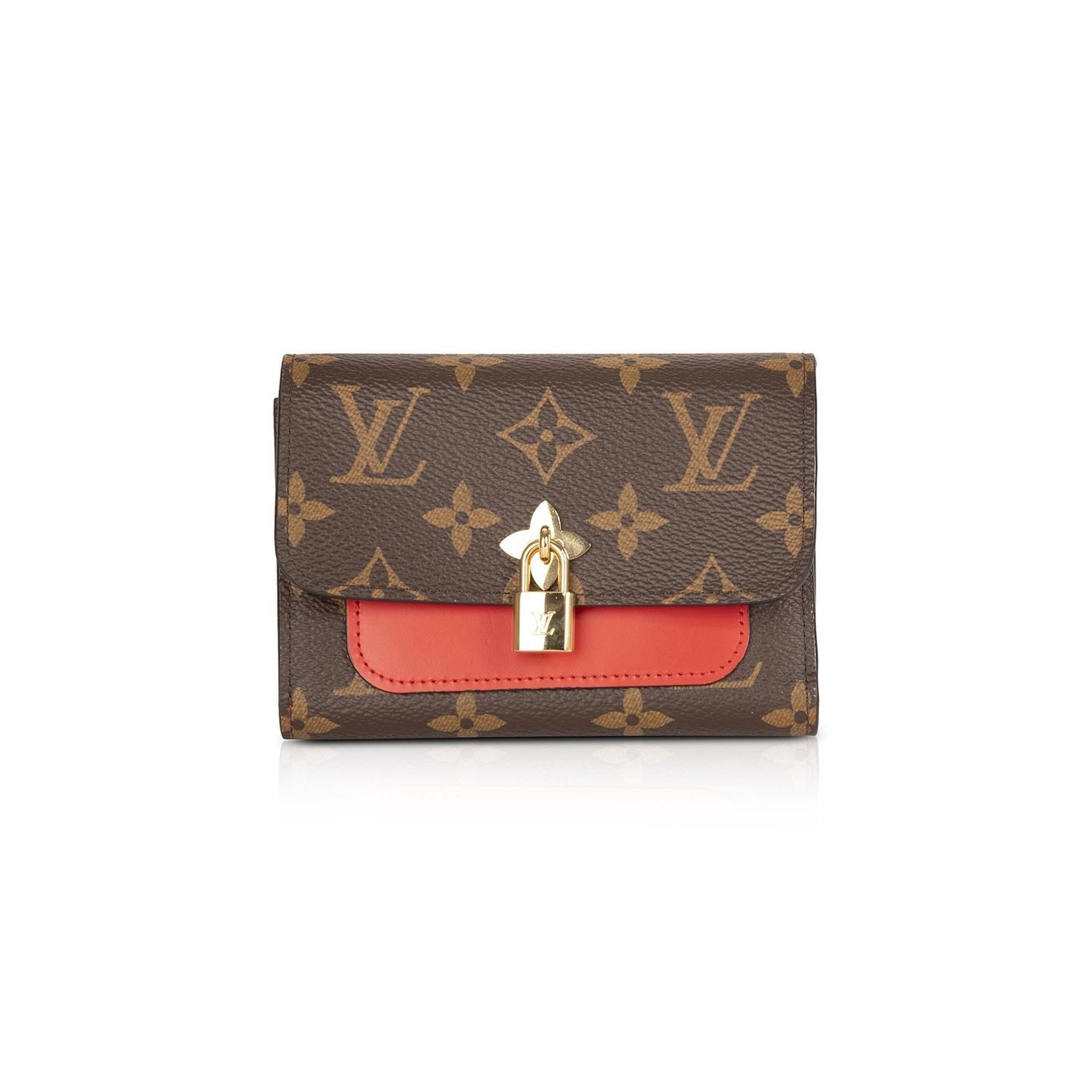 Louis Vuitton Monogram Flower Compact Wallet w/ Box