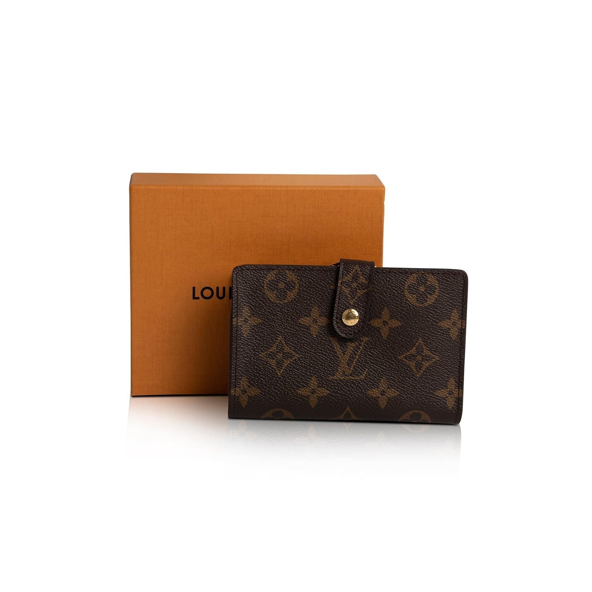 Louis Vuitton Monogram French Purse Wallet w/ Box
