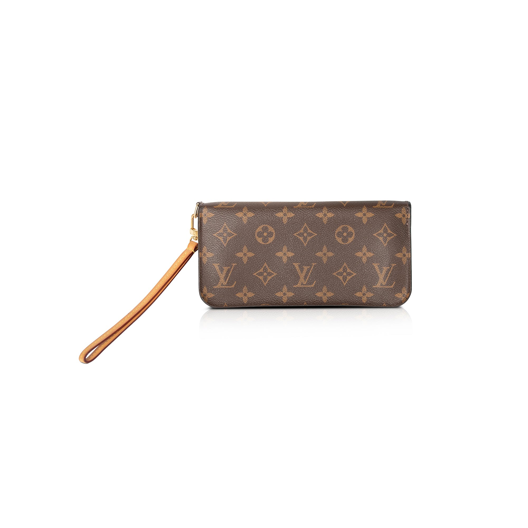 Louis Vuitton Monogram Insolite Wallet w/ Strap & Box