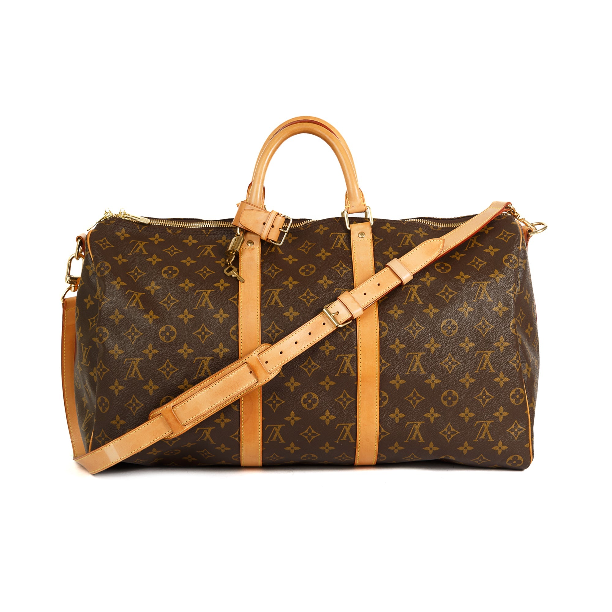 Louis Vuitton Monogram Keepall Bandouliere 50 w/ Strap
