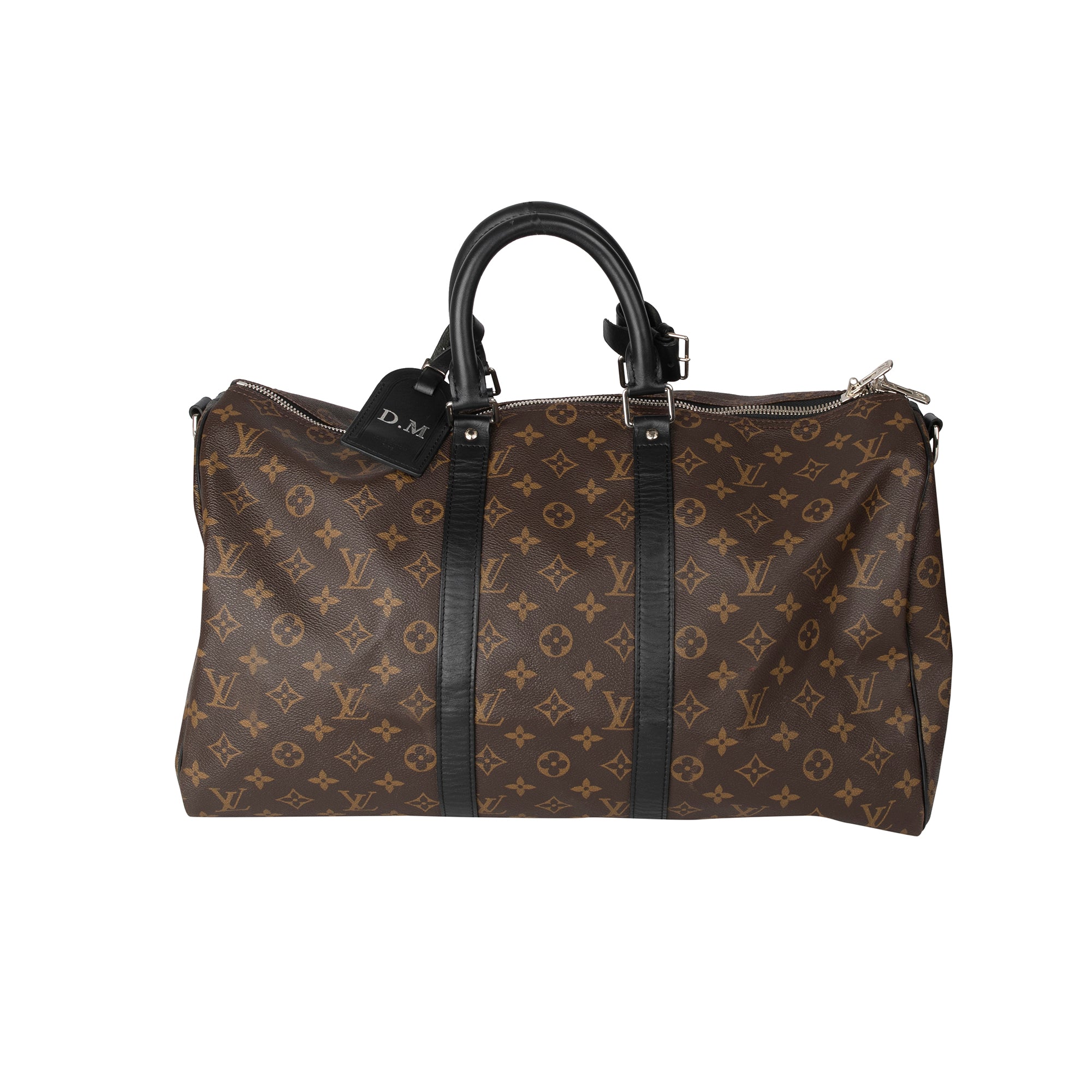 Louis Vuitton Monogram Macassar Keepall Bandouliere 45