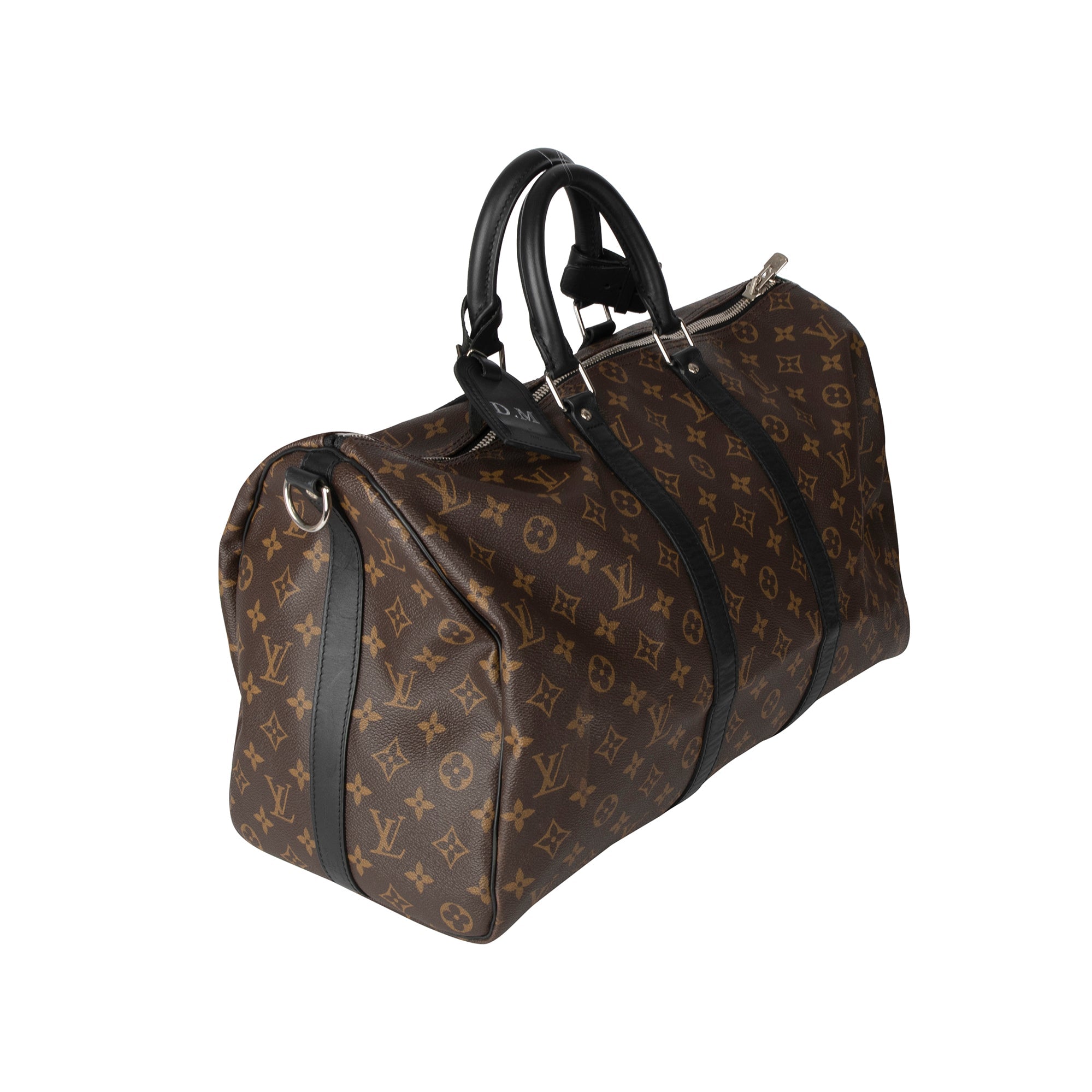 Louis Vuitton Monogram Macassar Keepall Bandouliere 45