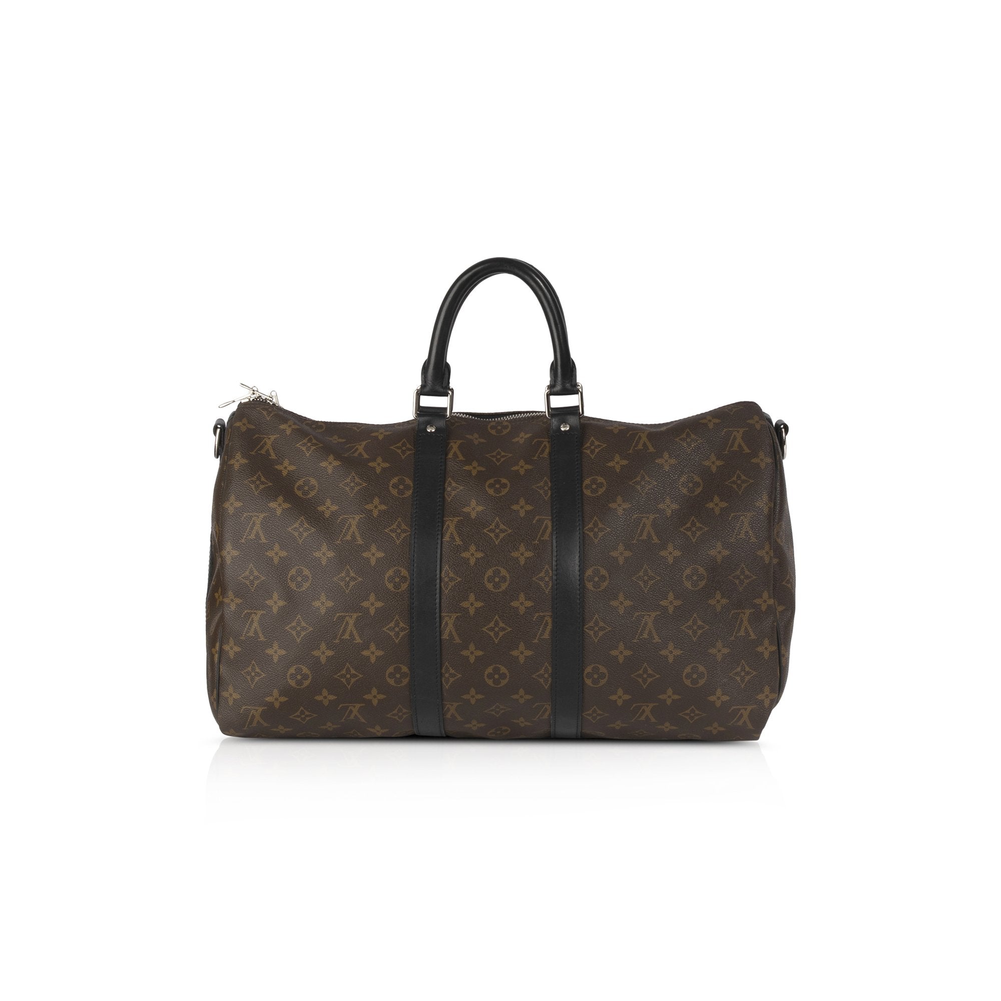 Louis Vuitton Monogram Macassar Keepall Bandouliere 45