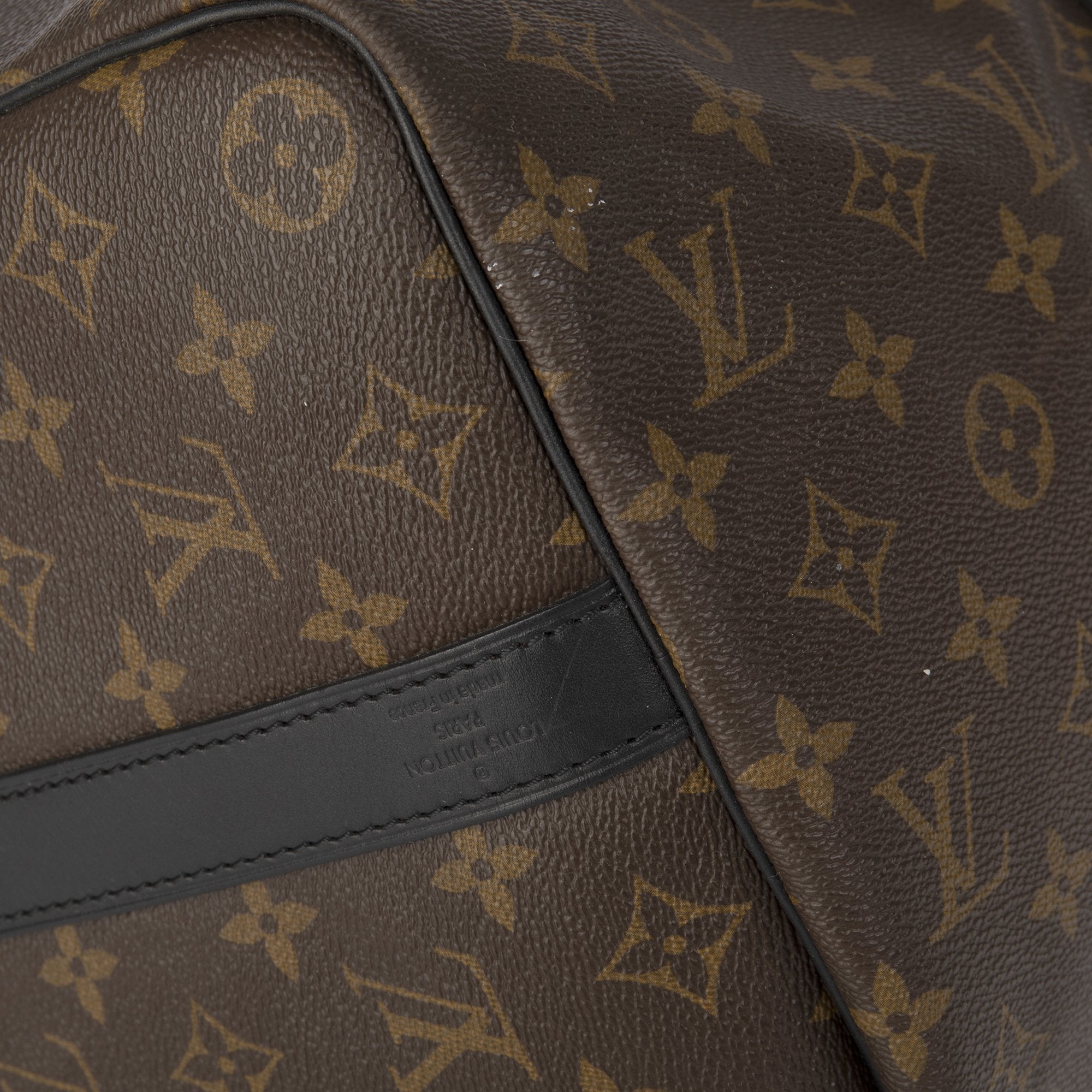 Louis Vuitton Monogram Macassar Keepall Bandouliere 45