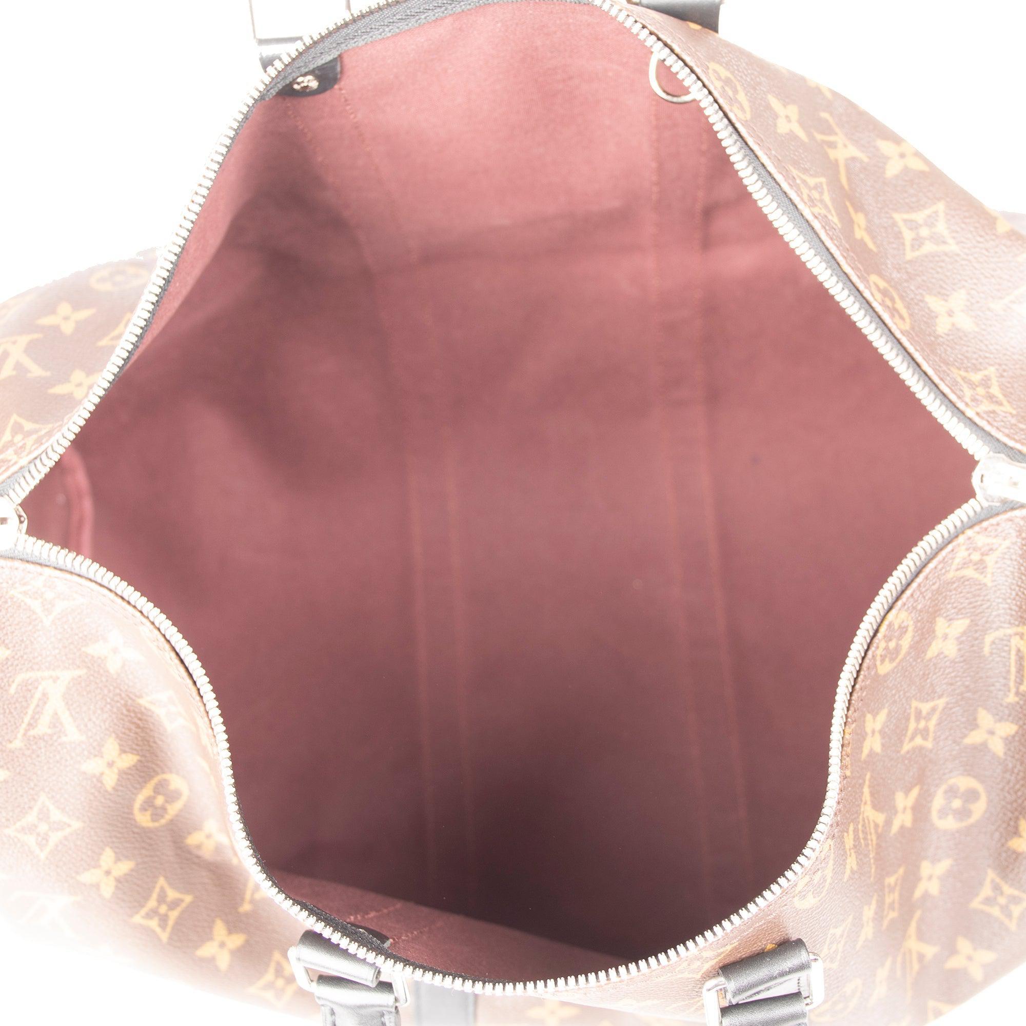 Louis Vuitton Monogram Macassar Keepall Bandouliere 45