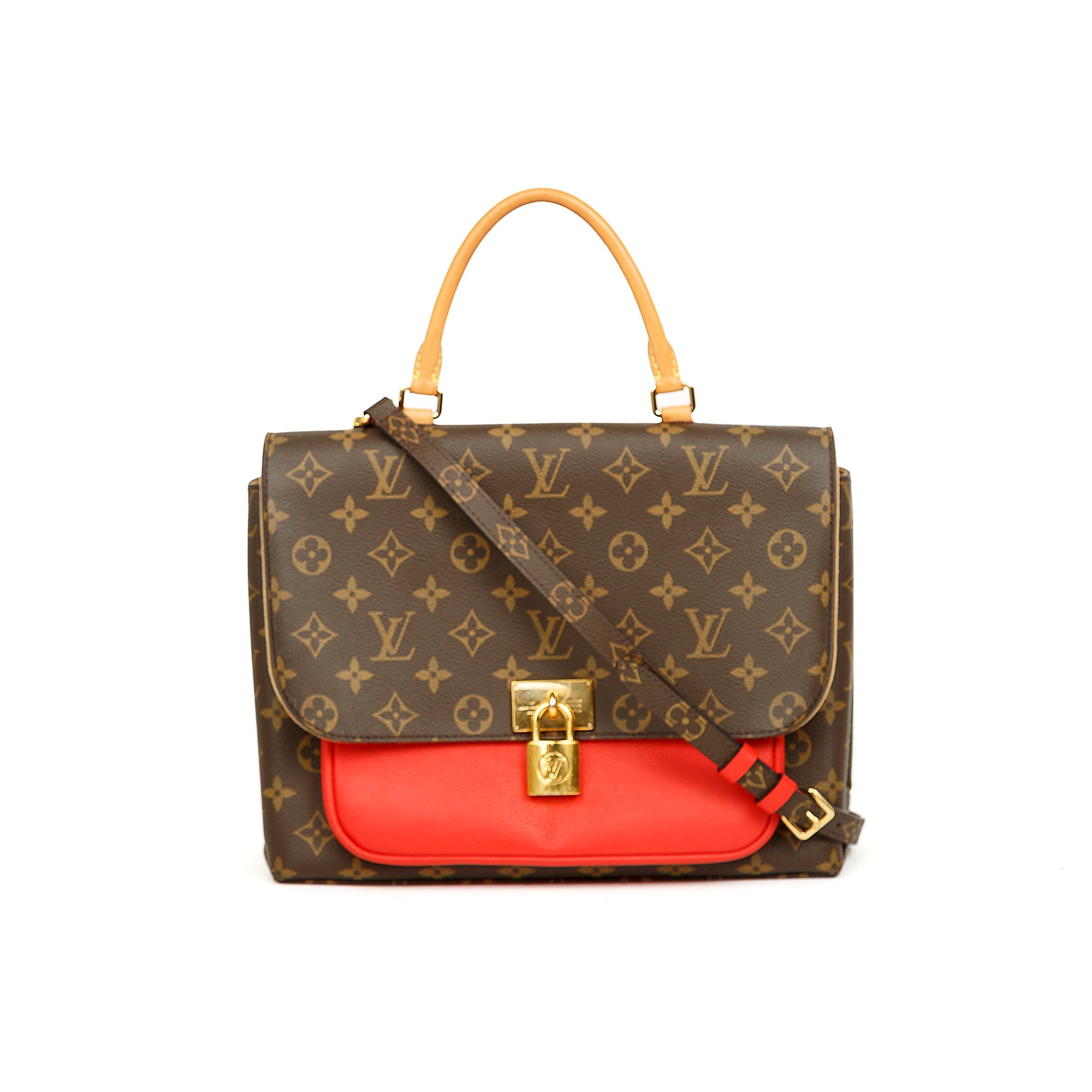 Louis Vuitton Monogram Marignan Bag w/ Strap