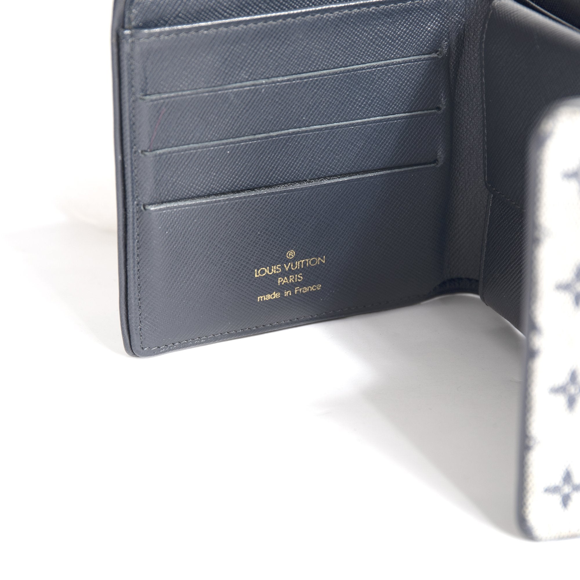 Louis Vuitton Monogram Mini Lin Compact Wallet w/ Box