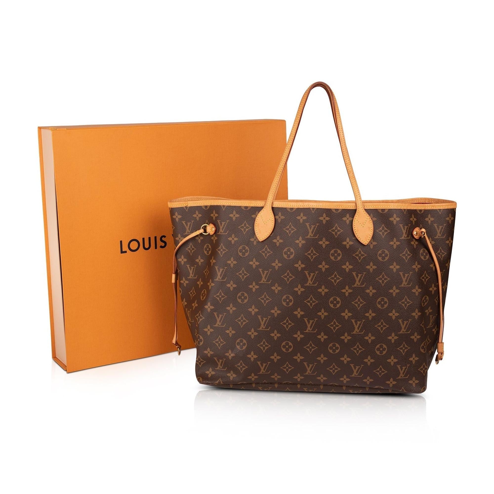 Louis Vuitton Monogram Neverfull GM w/ Box & Receipt