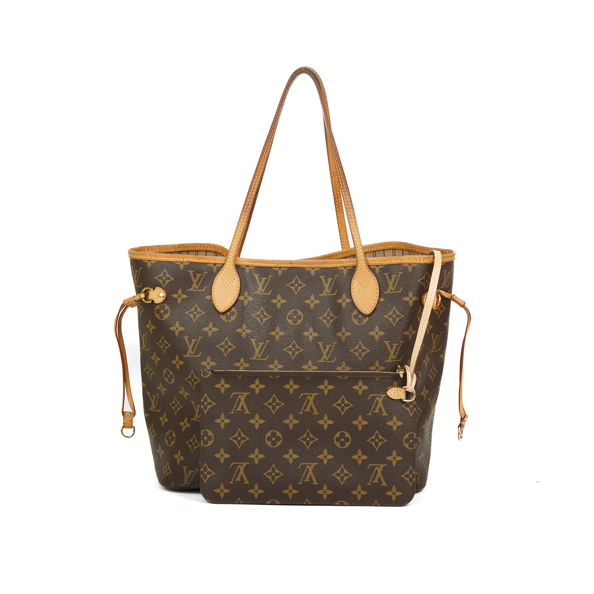 Louis Vuitton Monogram Neverfull MM w/ Pouch