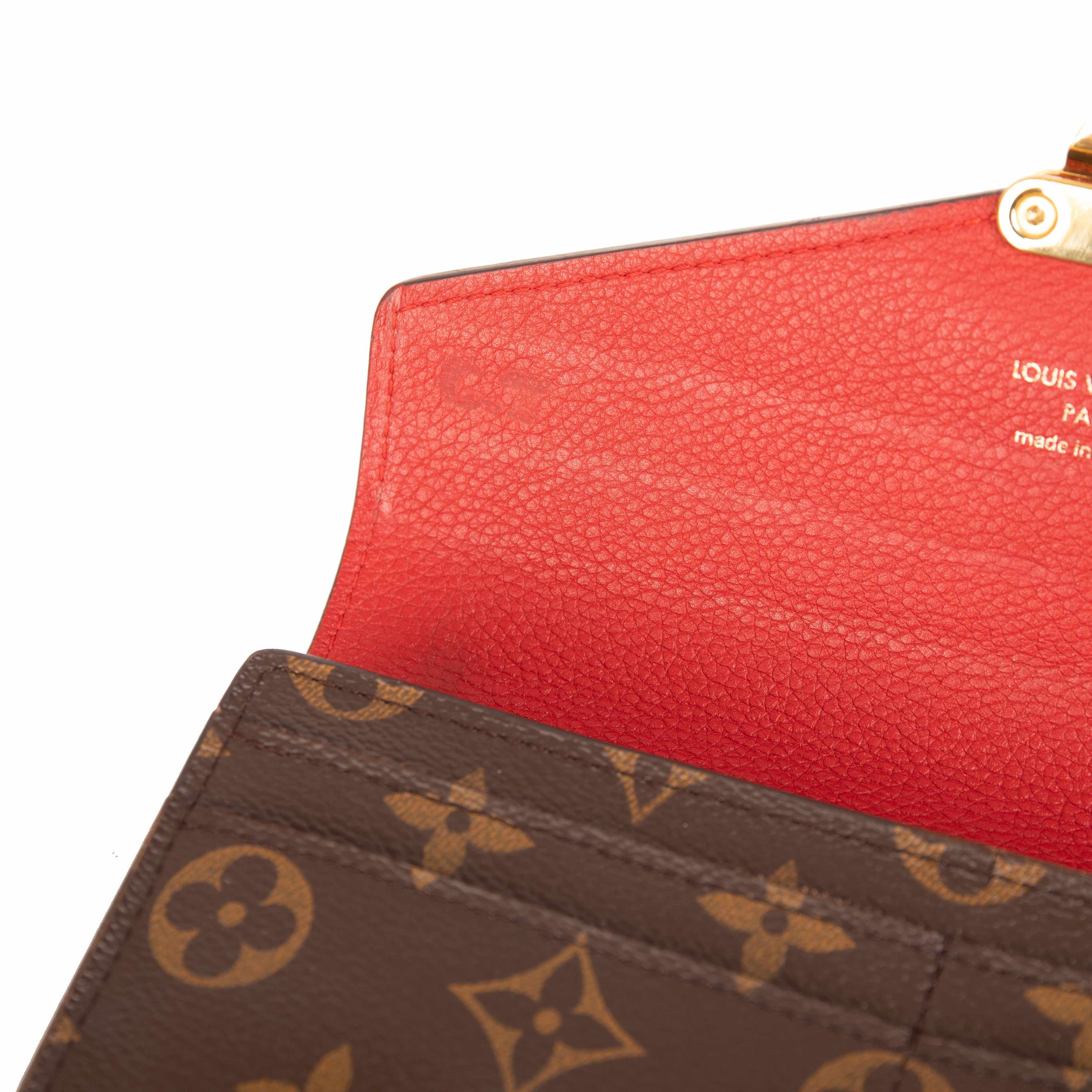 Louis Vuitton Monogram Pallas Wallet w/ Box