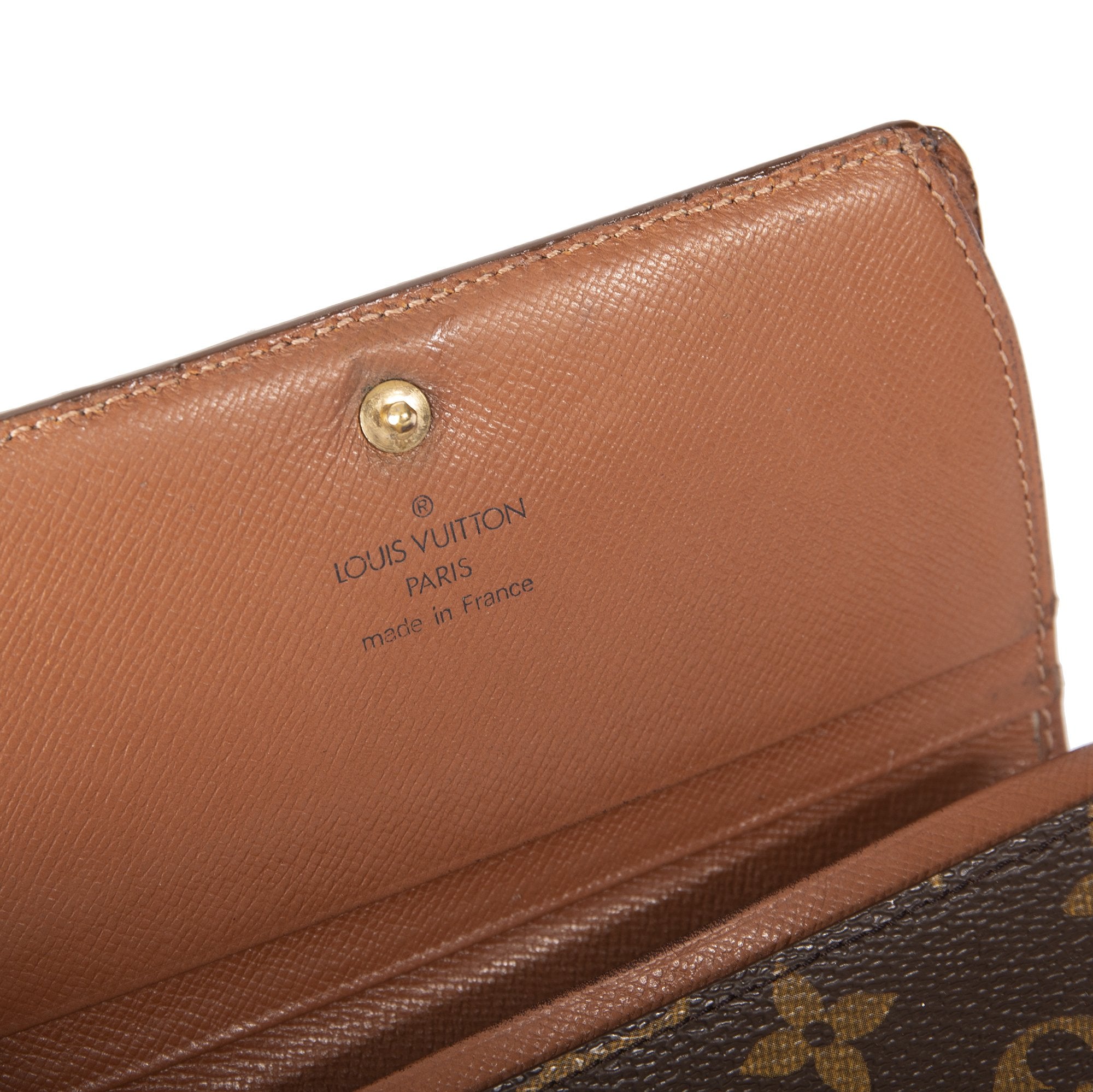 Louis Vuitton Monogram Porte-Monnaie Tresor Wallet