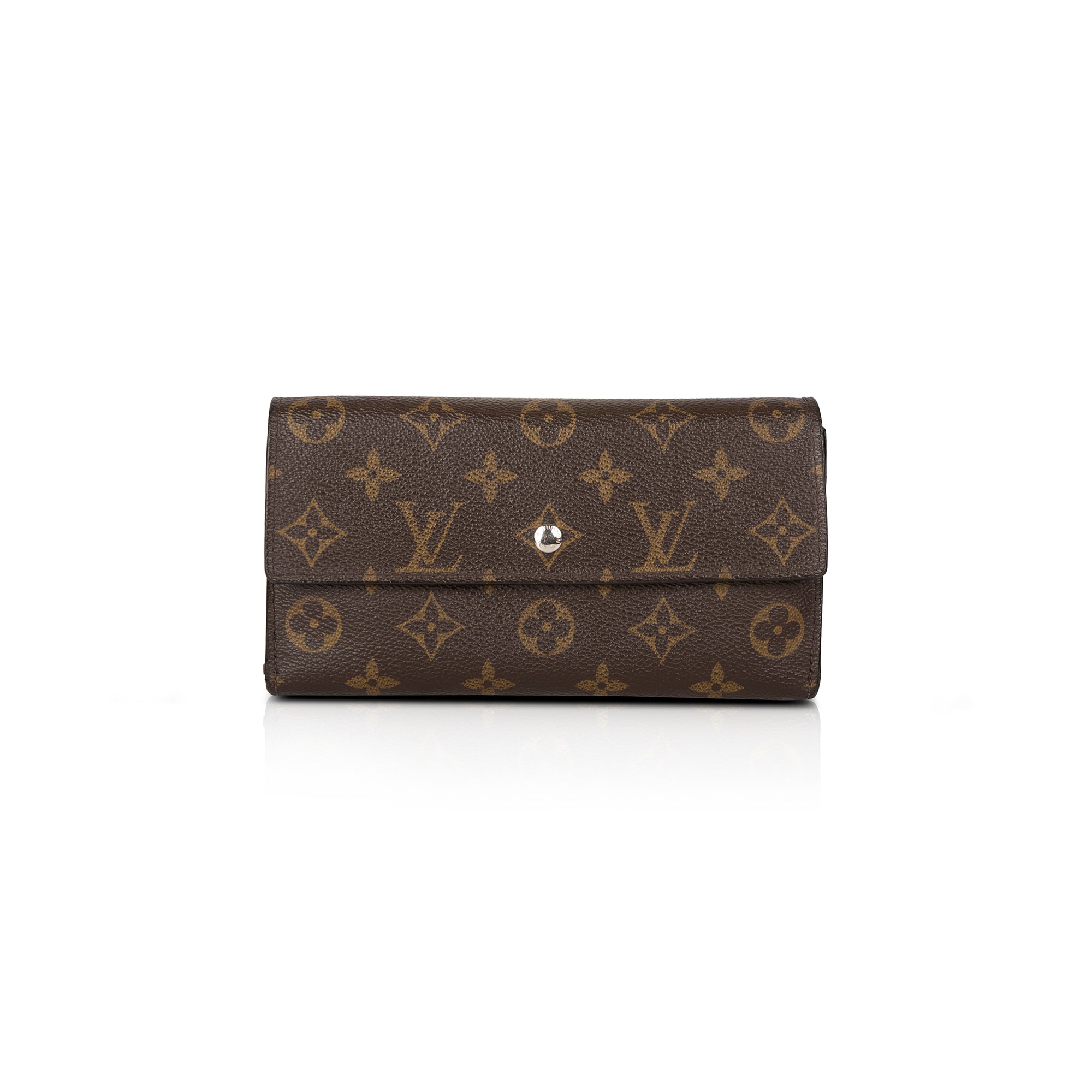 Louis Vuitton Monogram Porte Tresor International Wallet w/ Box