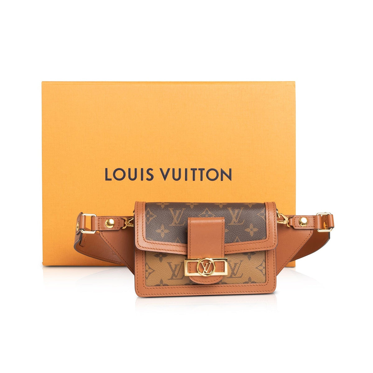 Louis Vuitton 2019 Monogram Reverse Bumbag Dauphine - Brown Waist