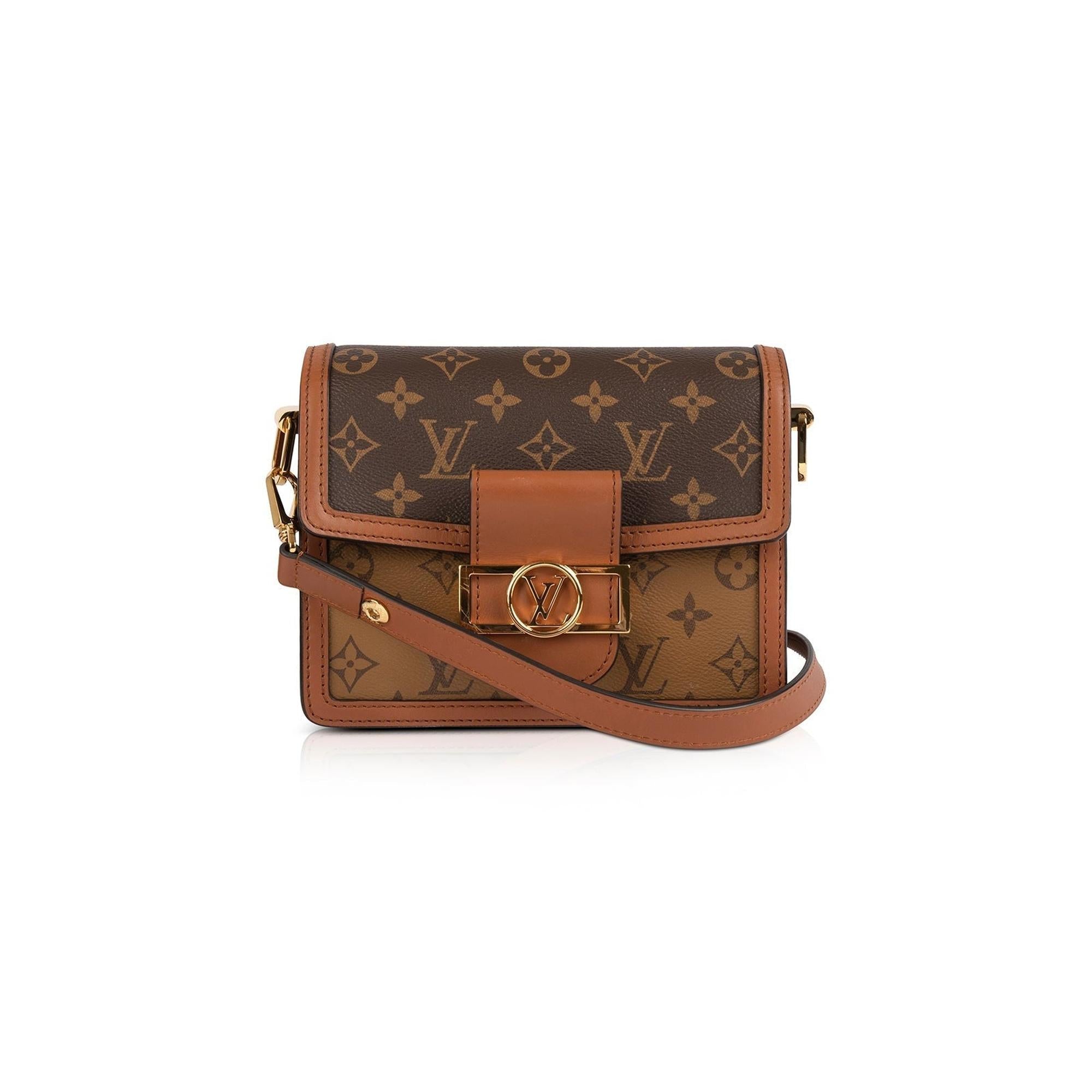 Louis Vuitton Monogram Reverse Mini Dauphine w/ Box