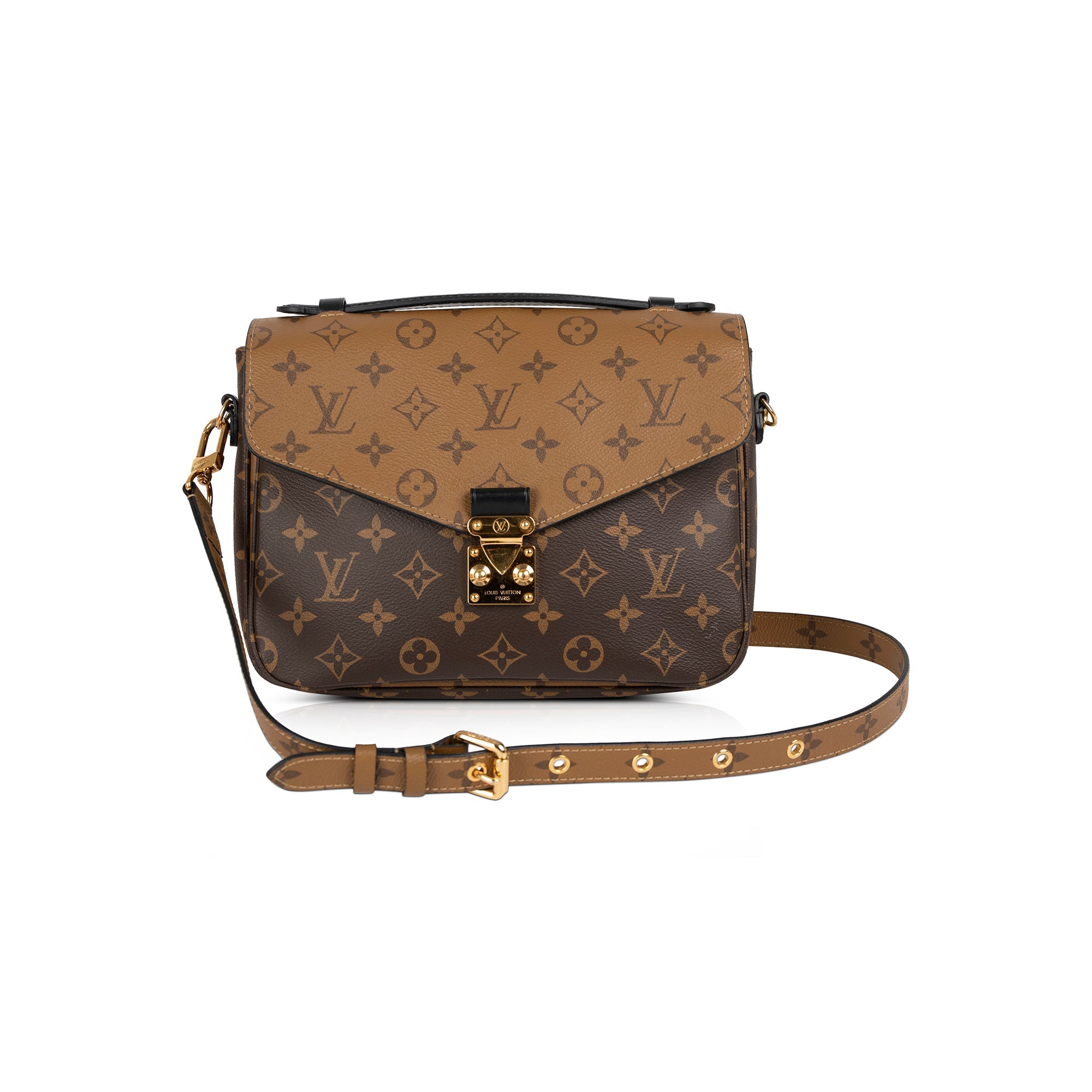 Louis Vuitton Monogram Reverse Pochette Metis w/ Box