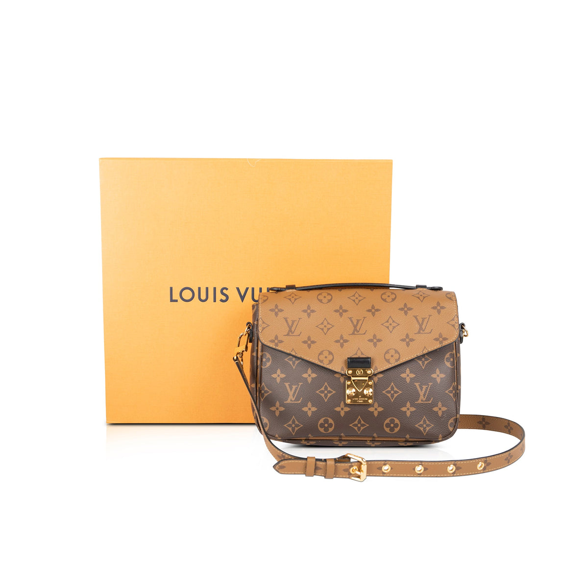 Louis Vuitton Monogram Reverse Pochette Metis w/ Box – Oliver