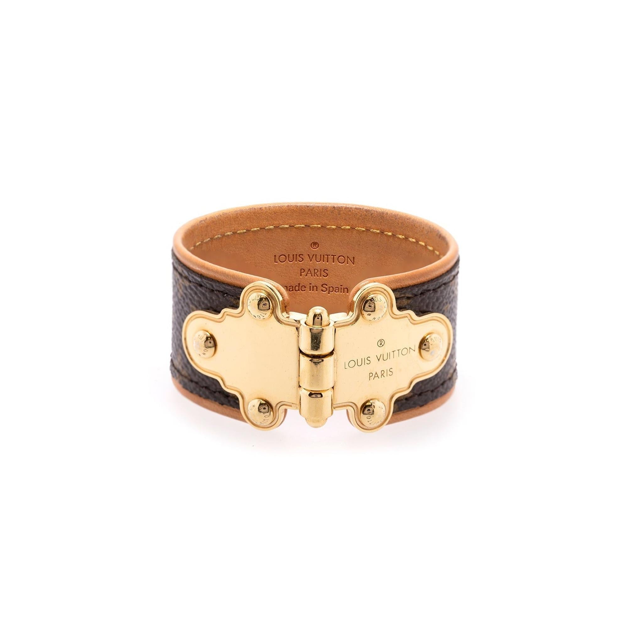 Louis Vuitton Monogram Save It Bracelet w/ Box