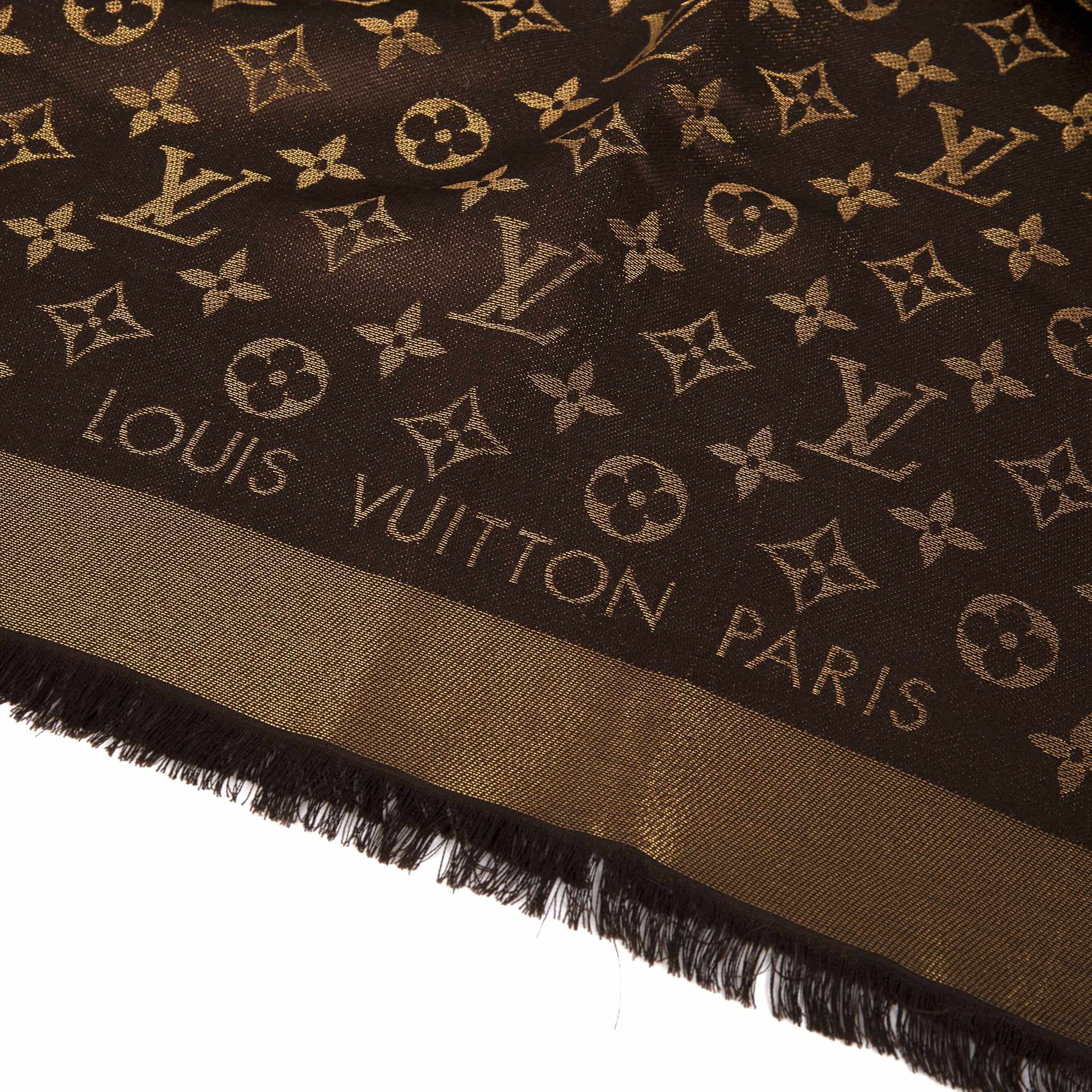 Louis Vuitton Monogram Shine Shawl w/ Box & Receipt