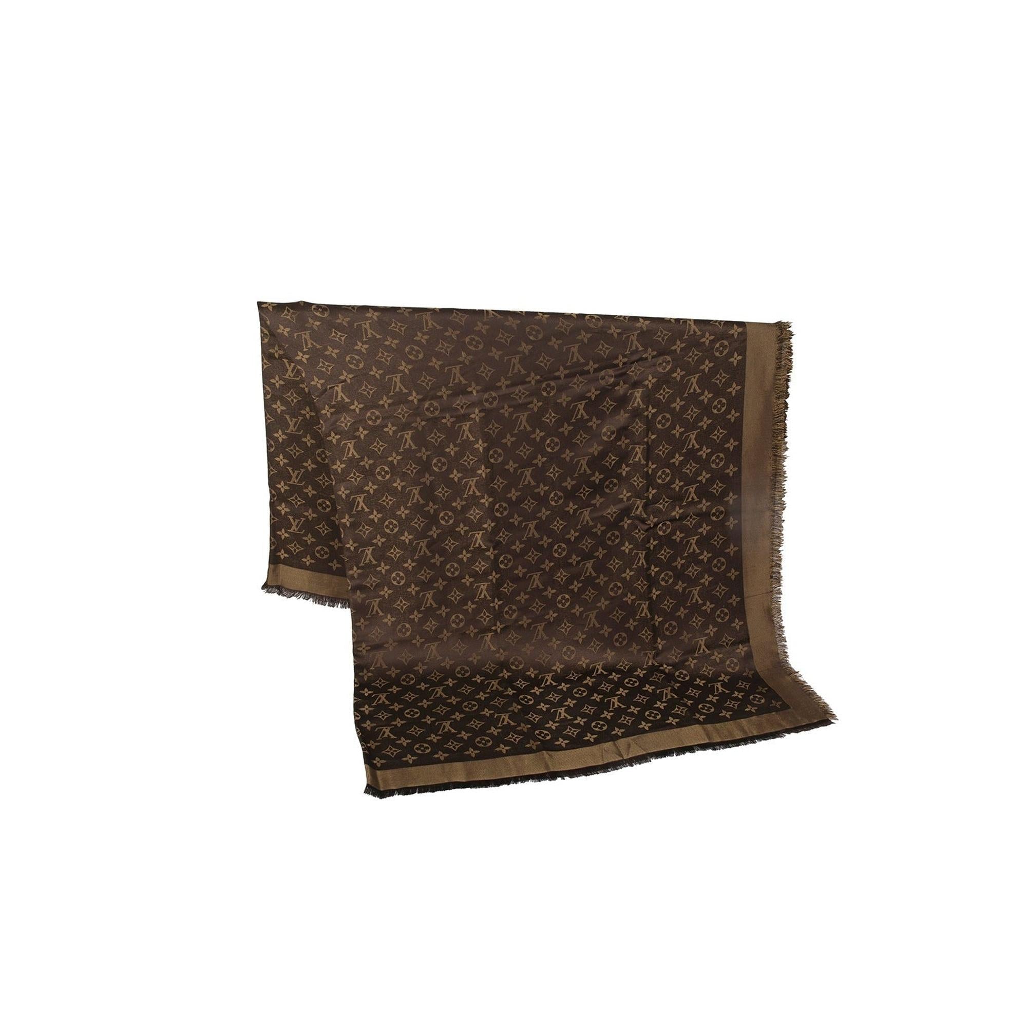 Louis Vuitton Monogram Shine Shawl w/ Box & Receipt