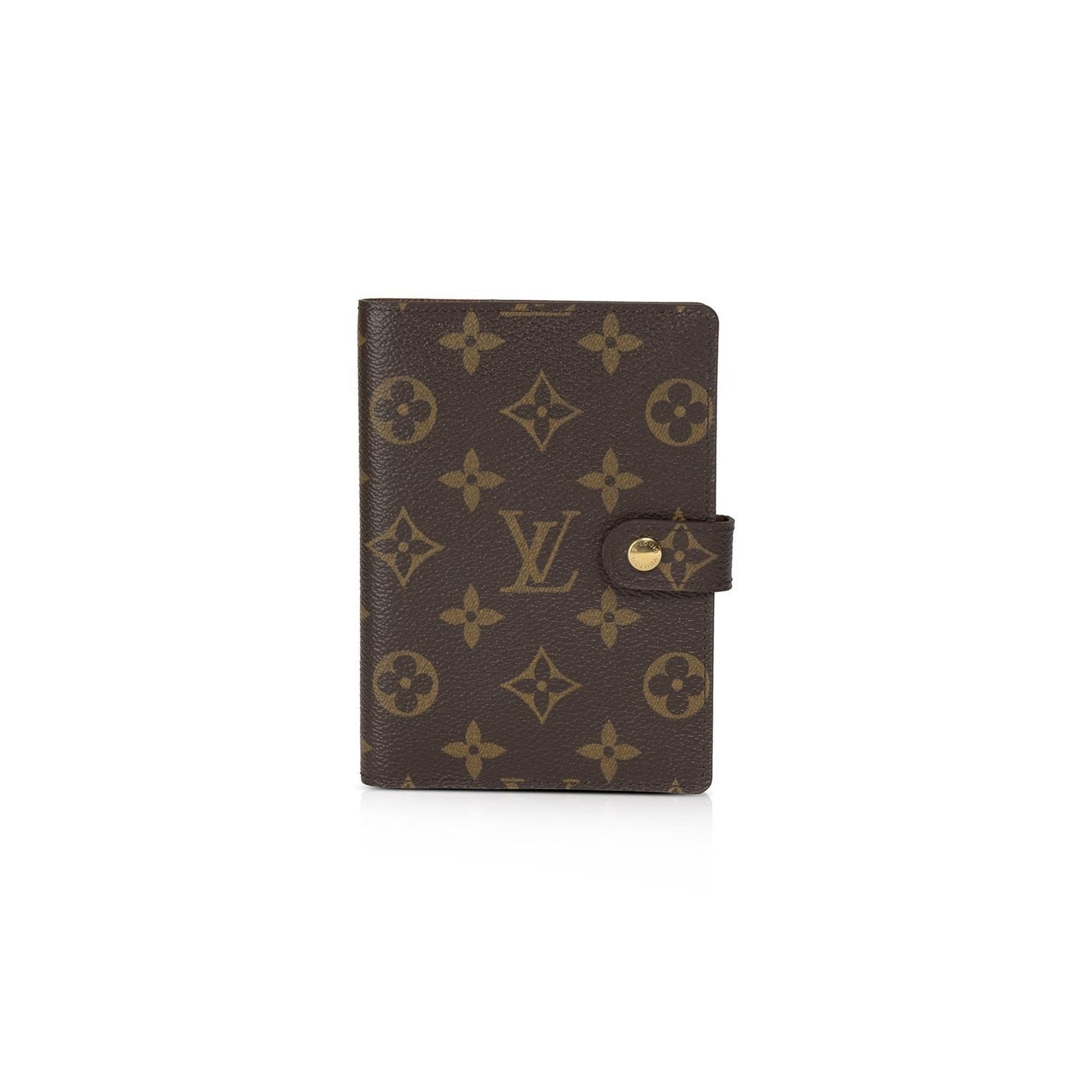 Louis Vuitton Monogram Small Ring Agenda Cover w/ Box