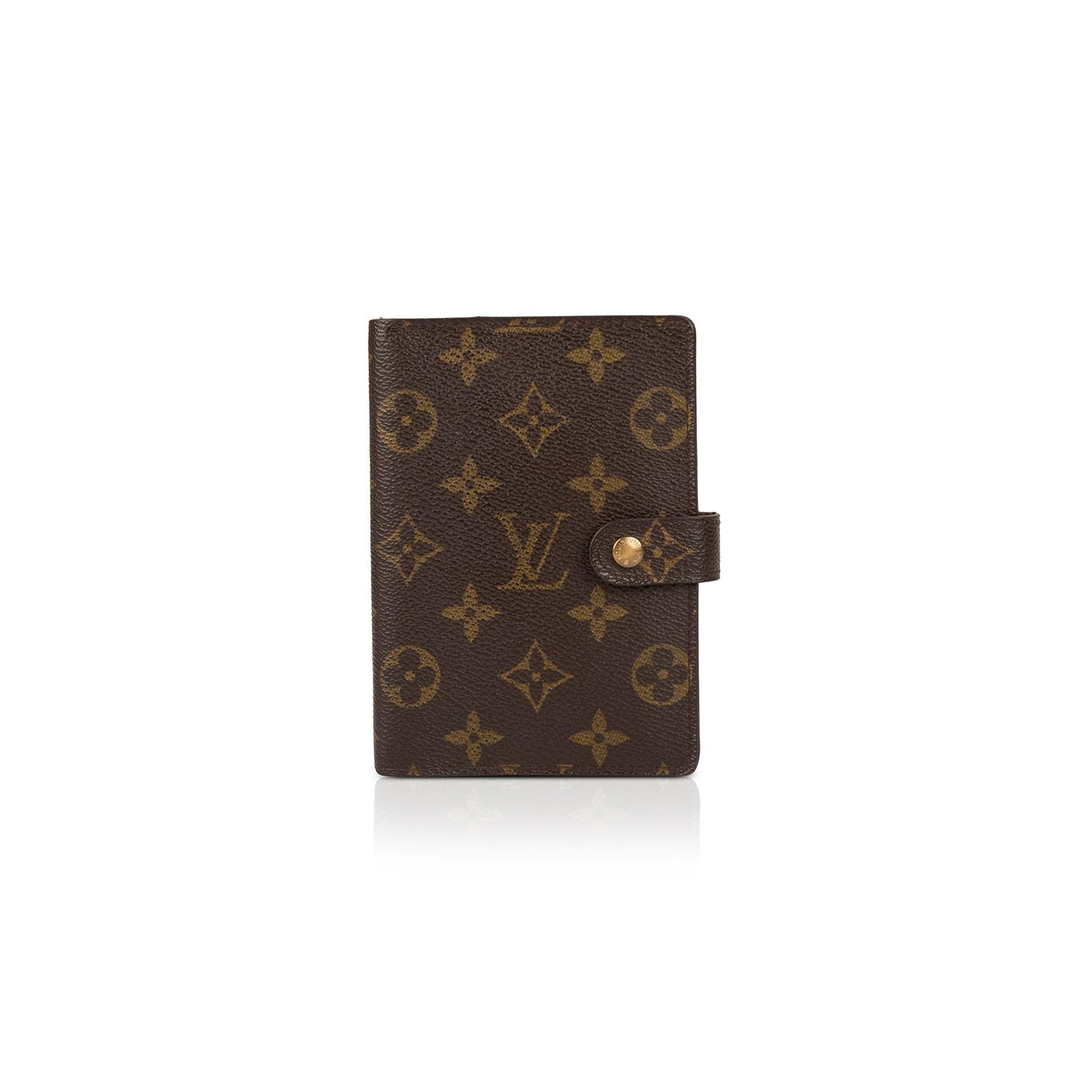Louis Vuitton Monogram Small Ring Agenda Cover