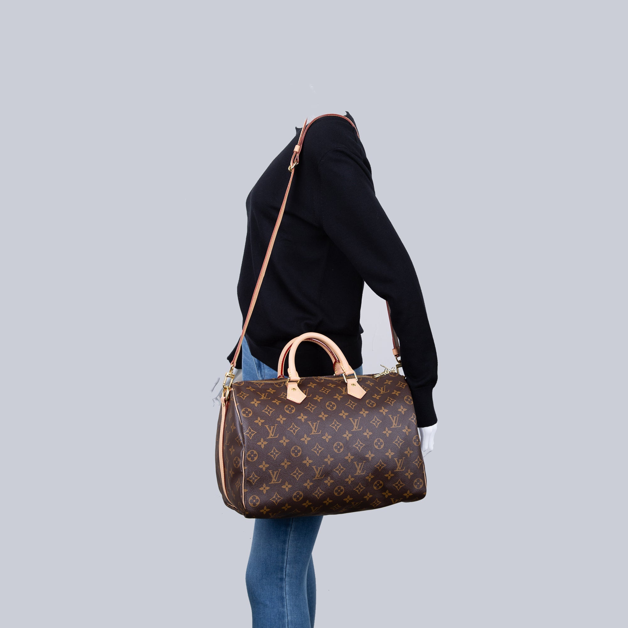 Louis Vuitton Monogram Speedy Bandouliere 35
