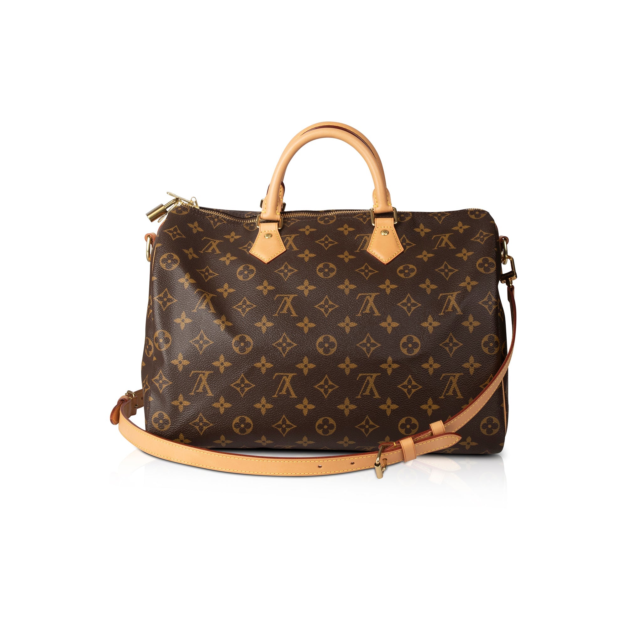 Louis Vuitton Monogram Speedy Bandouliere 35 w/ Box