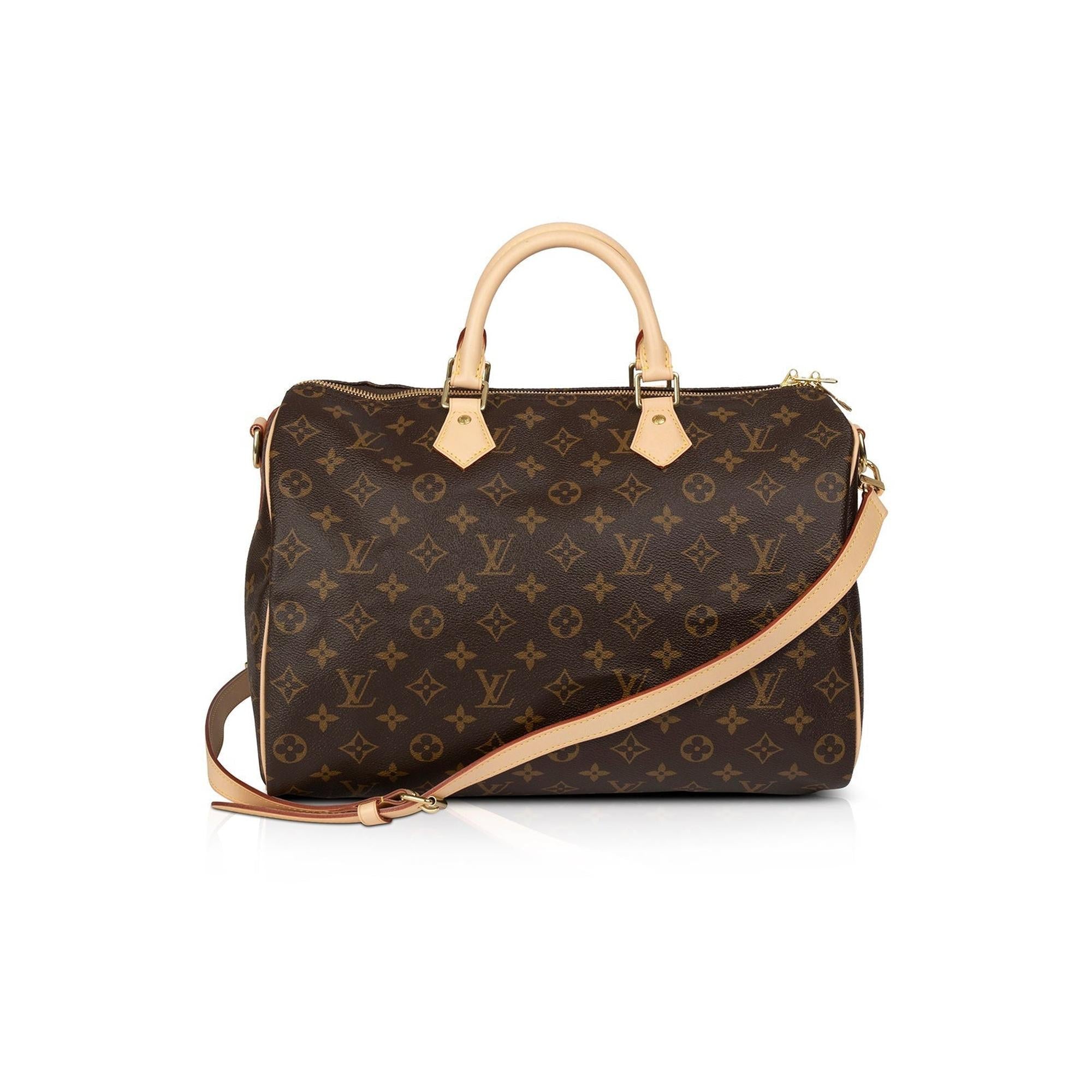 Louis Vuitton Monogram Speedy Bandouliere 35 w/ Box
