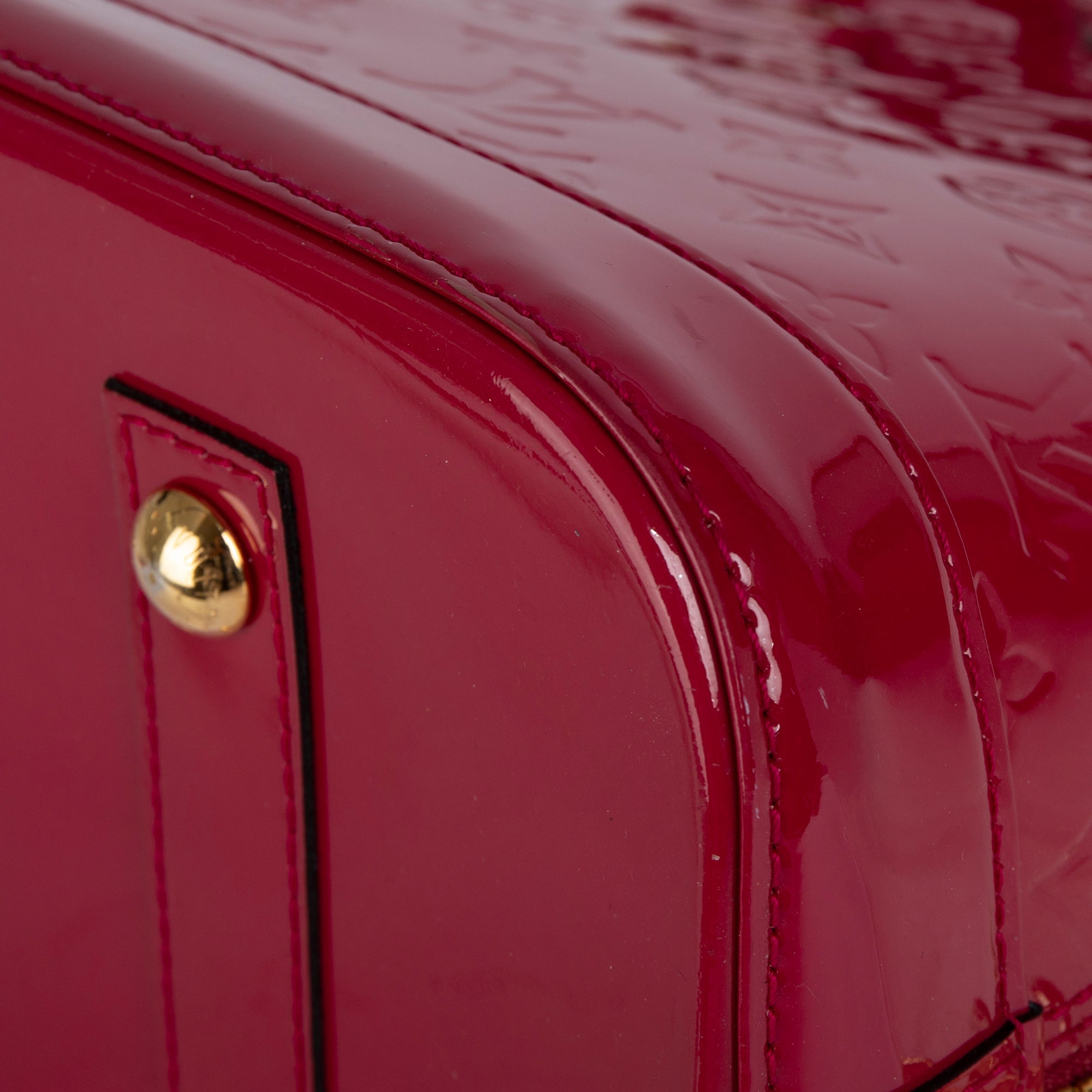 Louis Vuitton Monogram Vernis Alma MM w/ Strap