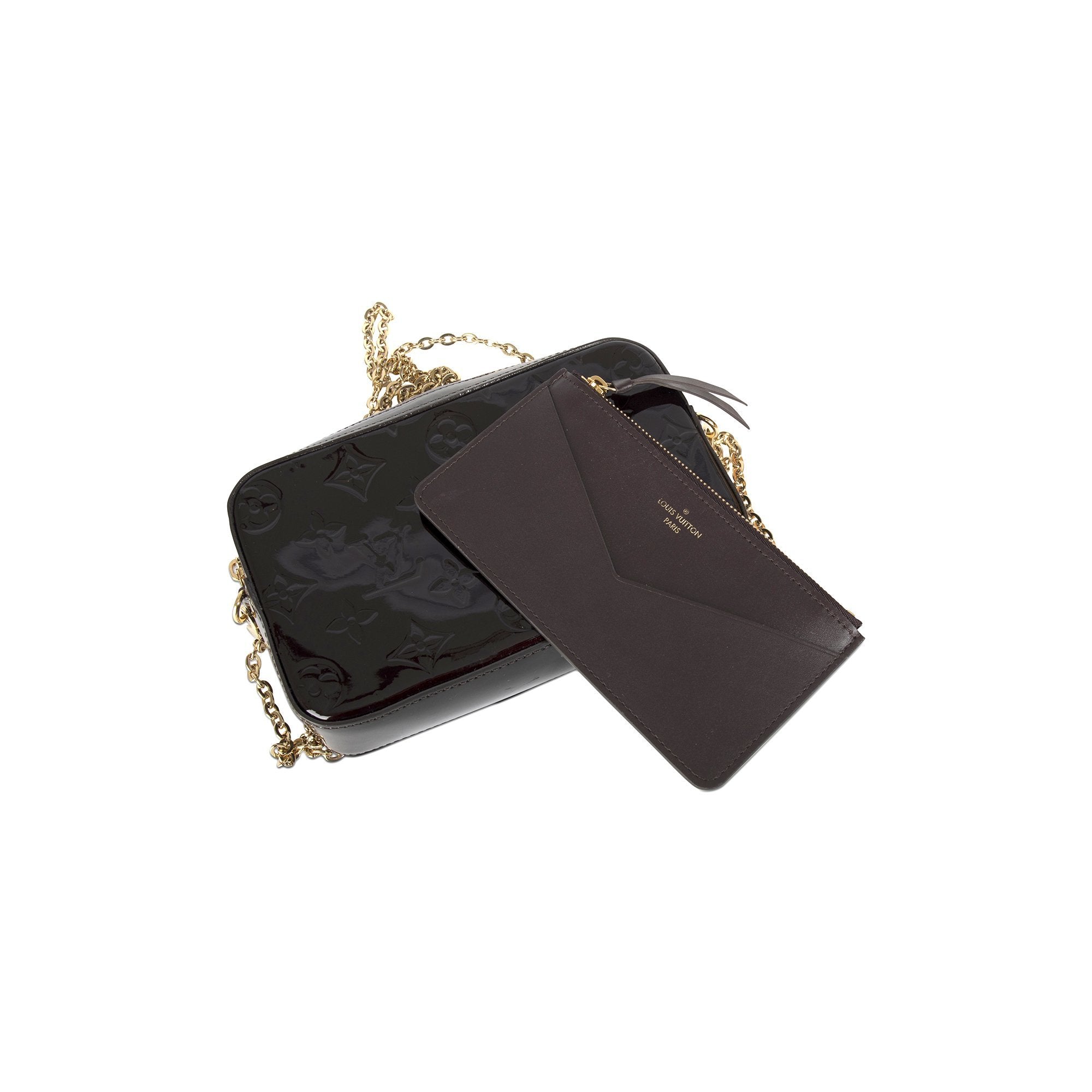 Louis Vuitton Monogram Vernis Camera Pouch w/ Box