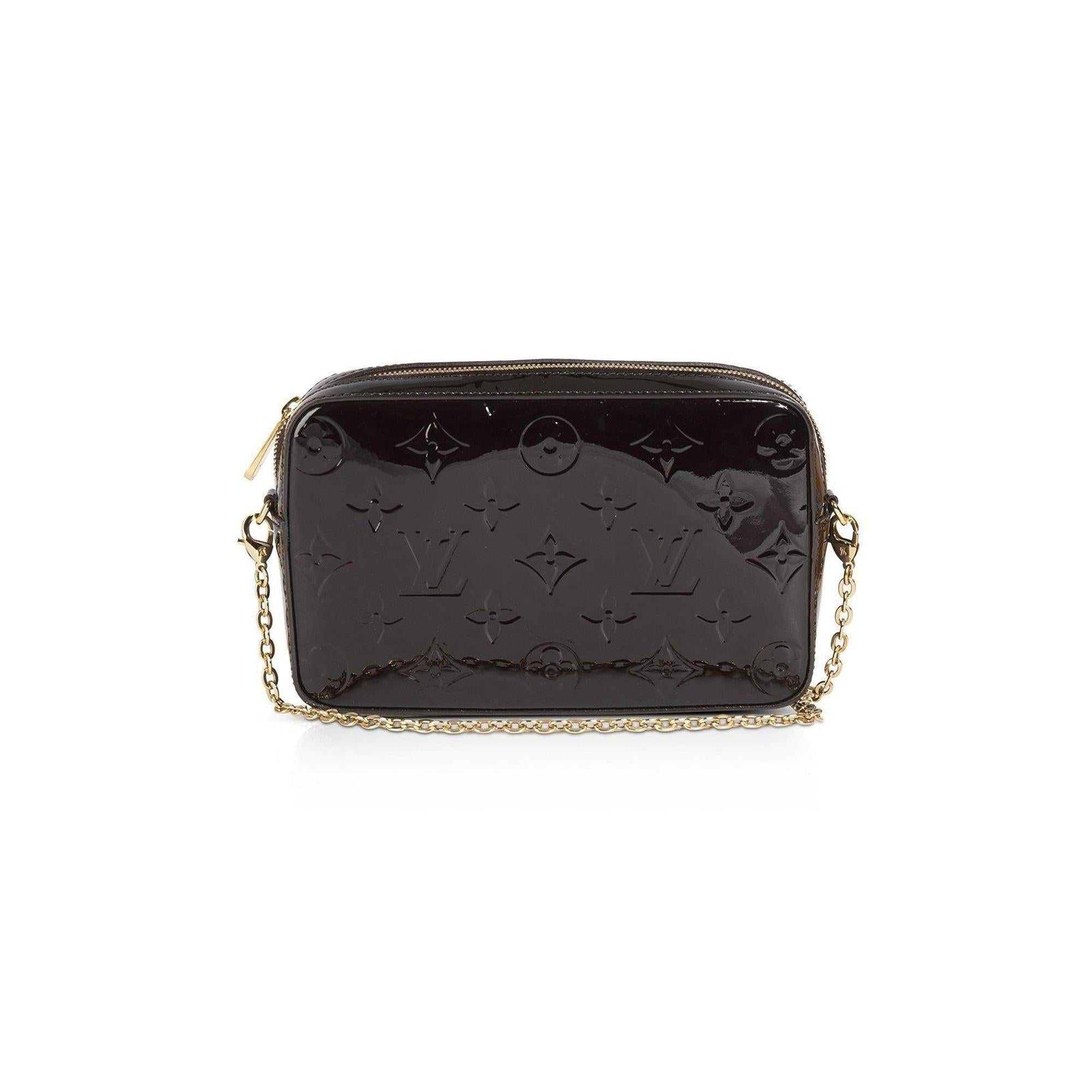 Louis Vuitton Monogram Vernis Camera Pouch w/ Box