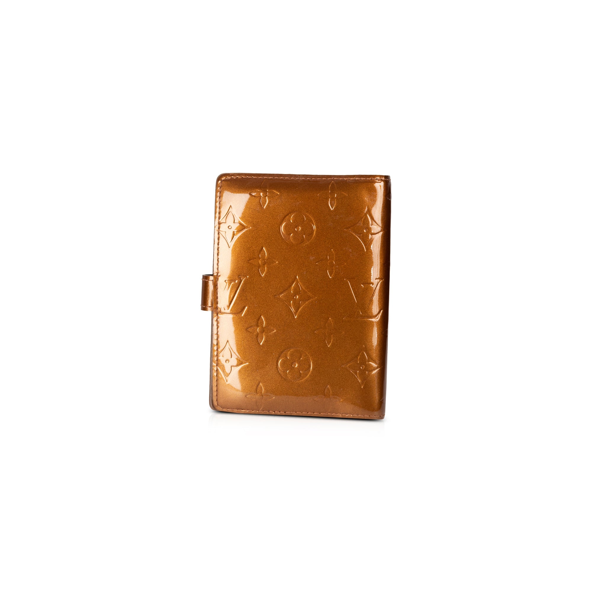 Louis Vuitton Monogram Vernis Leather Small Ring Agenda Cover