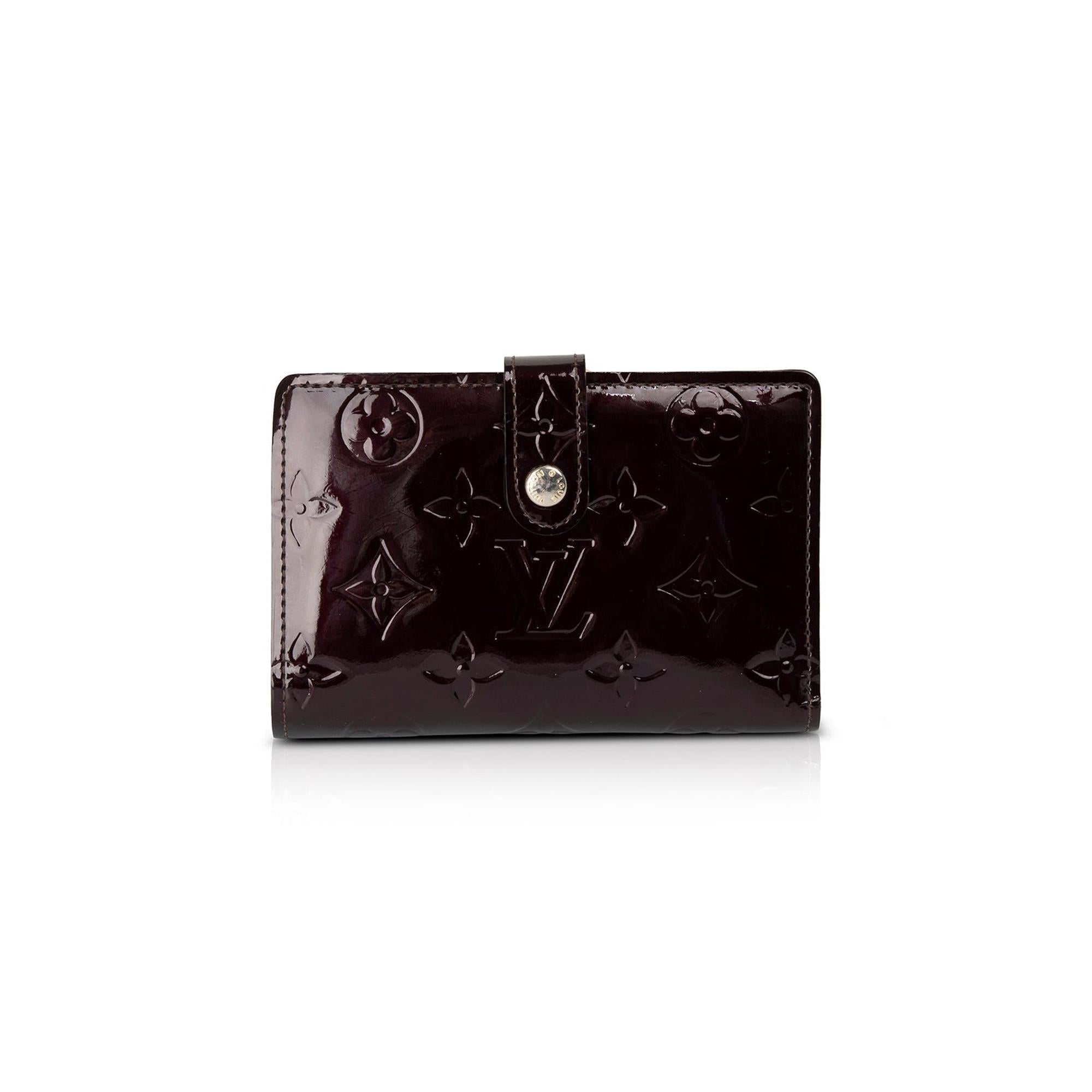 Louis Vuitton Monogram Vernis Patent Leather French Purse Wallet