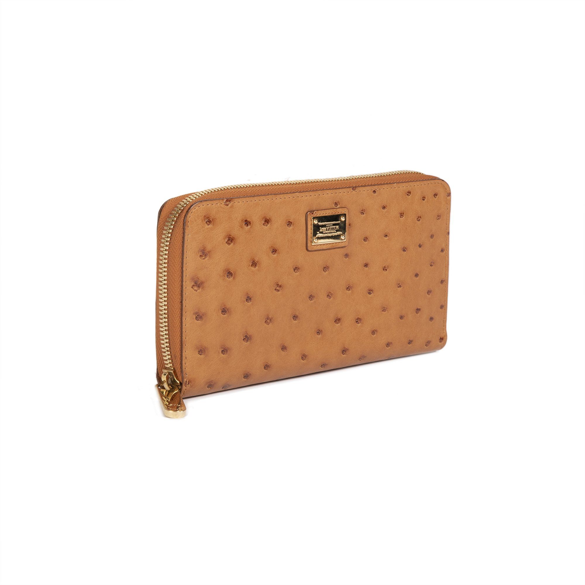 Louis Vuitton Ostrich Zippy Wallet