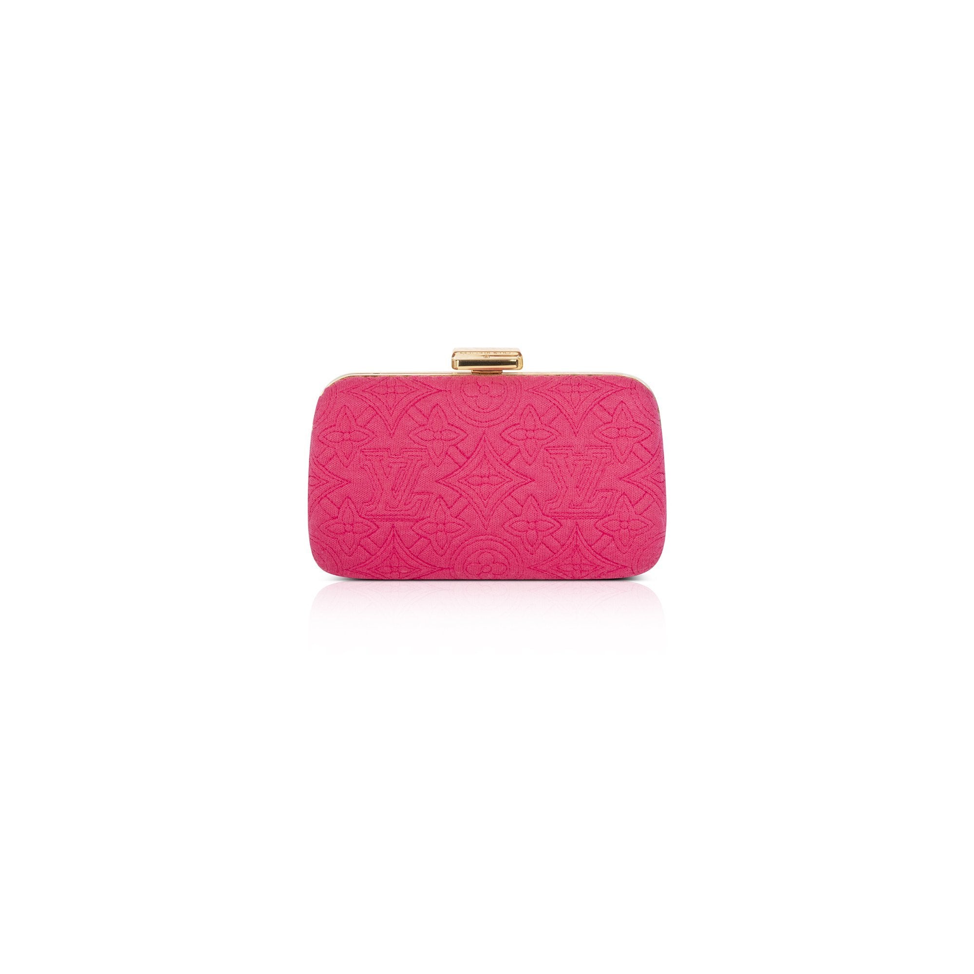 Louis Vuitton Pink Jersey Motard Minaudiere