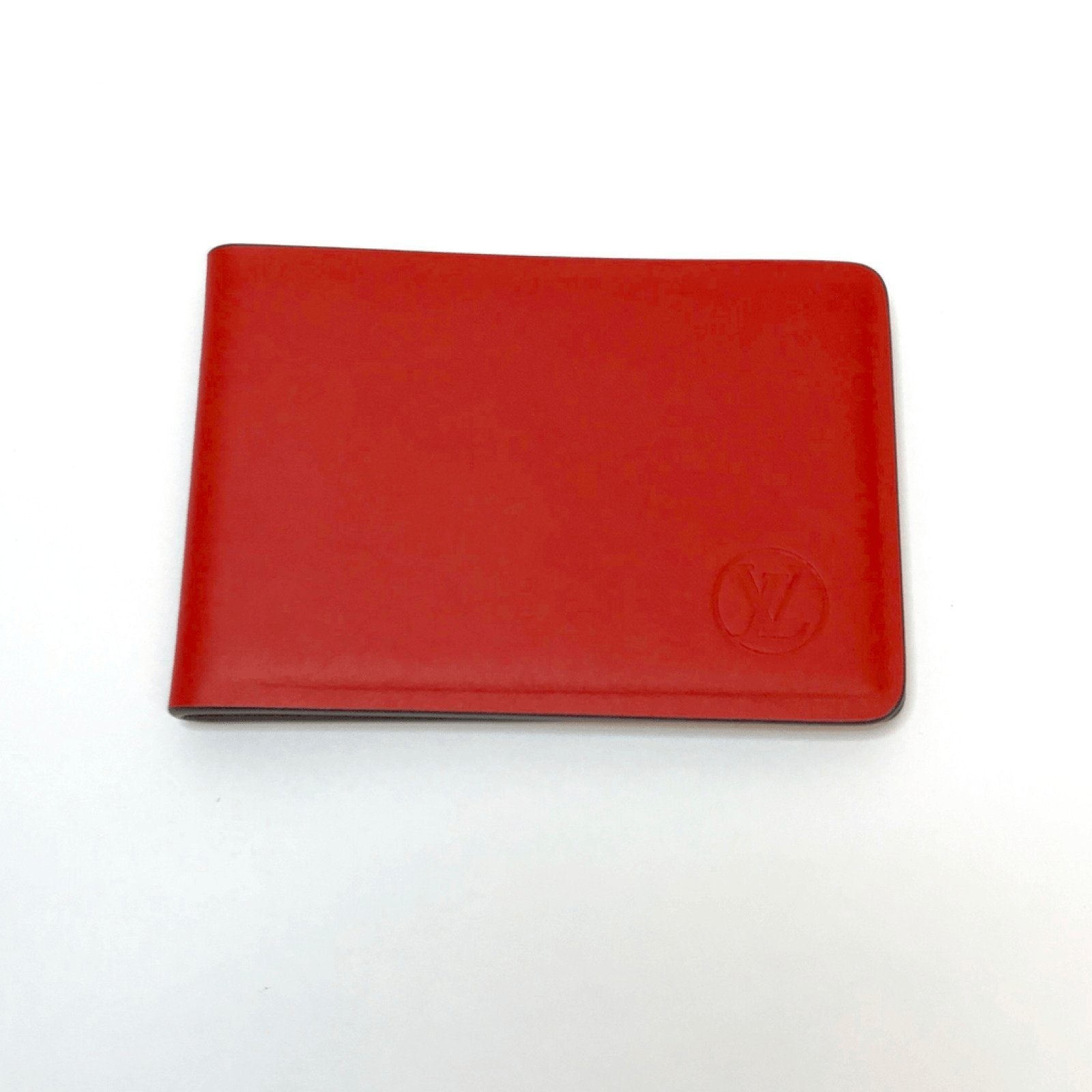Louis Vuitton Pocket Miroir Aurelien with Red Leather Case
