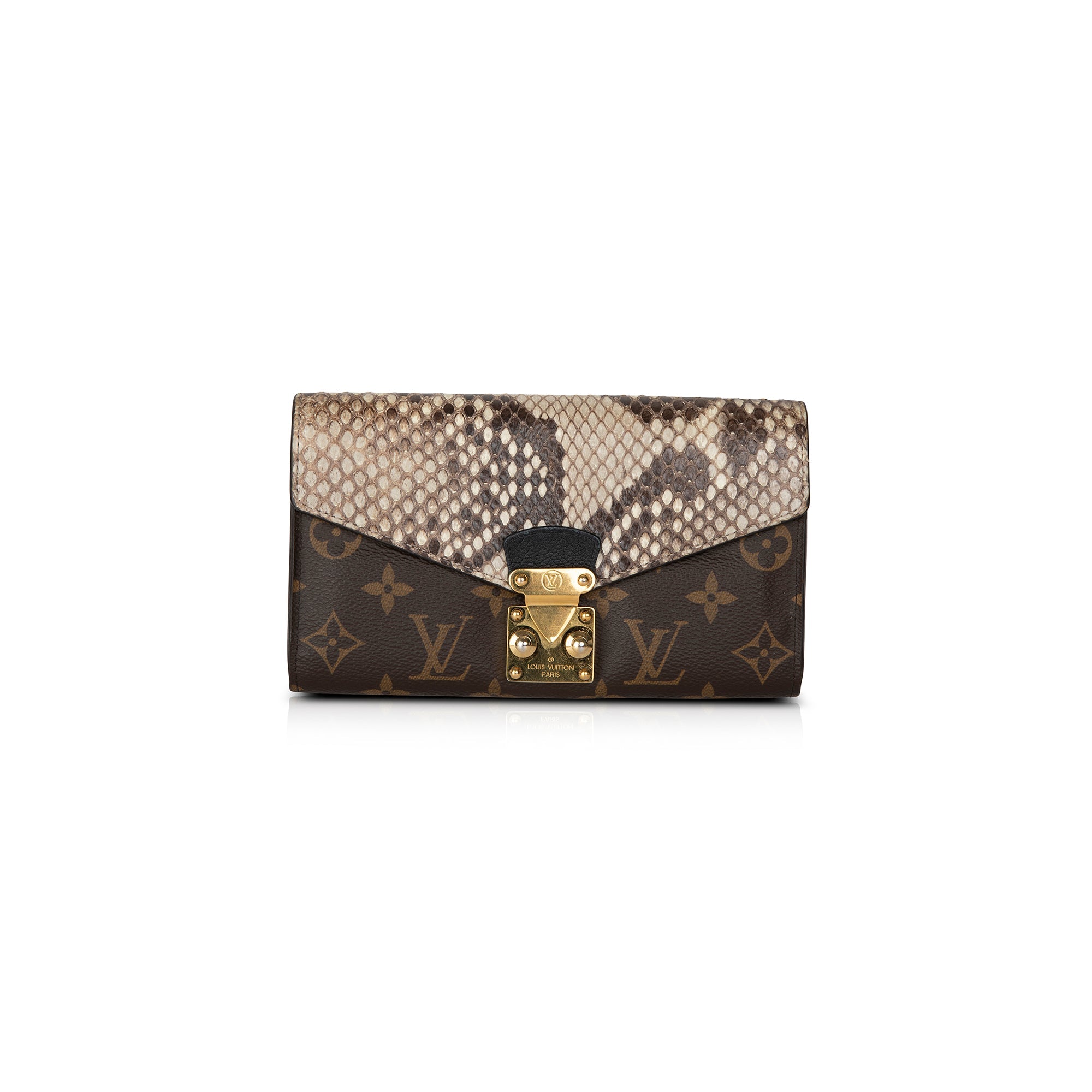 Louis Vuitton Python Monogram Pallas Wallet