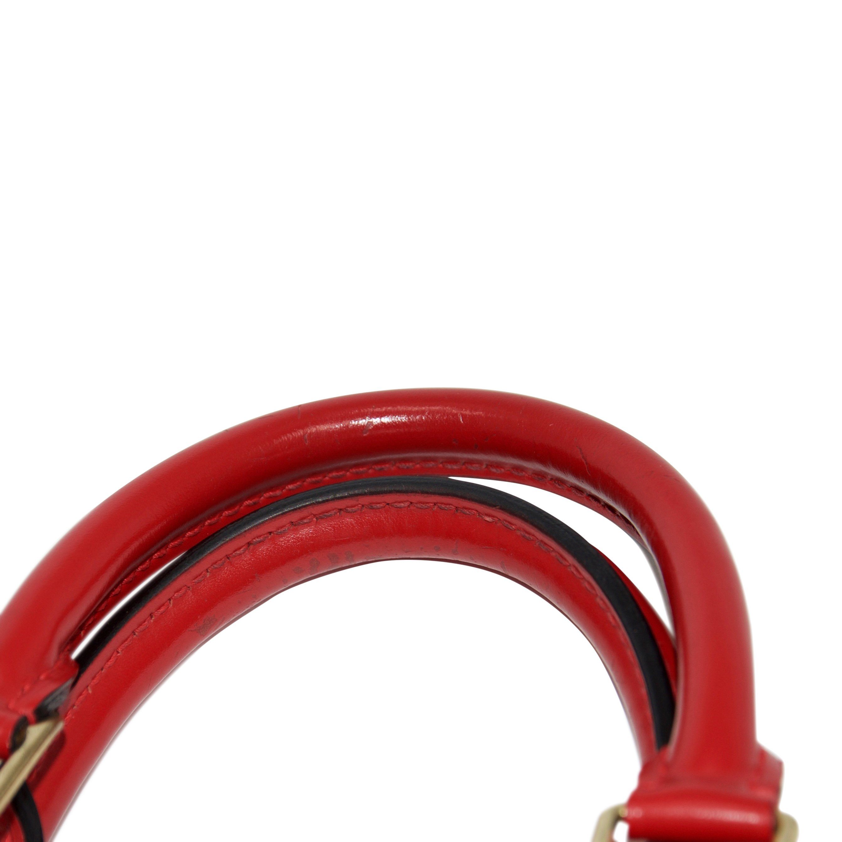 Louis Vuitton Red Epi Leather Alma PM