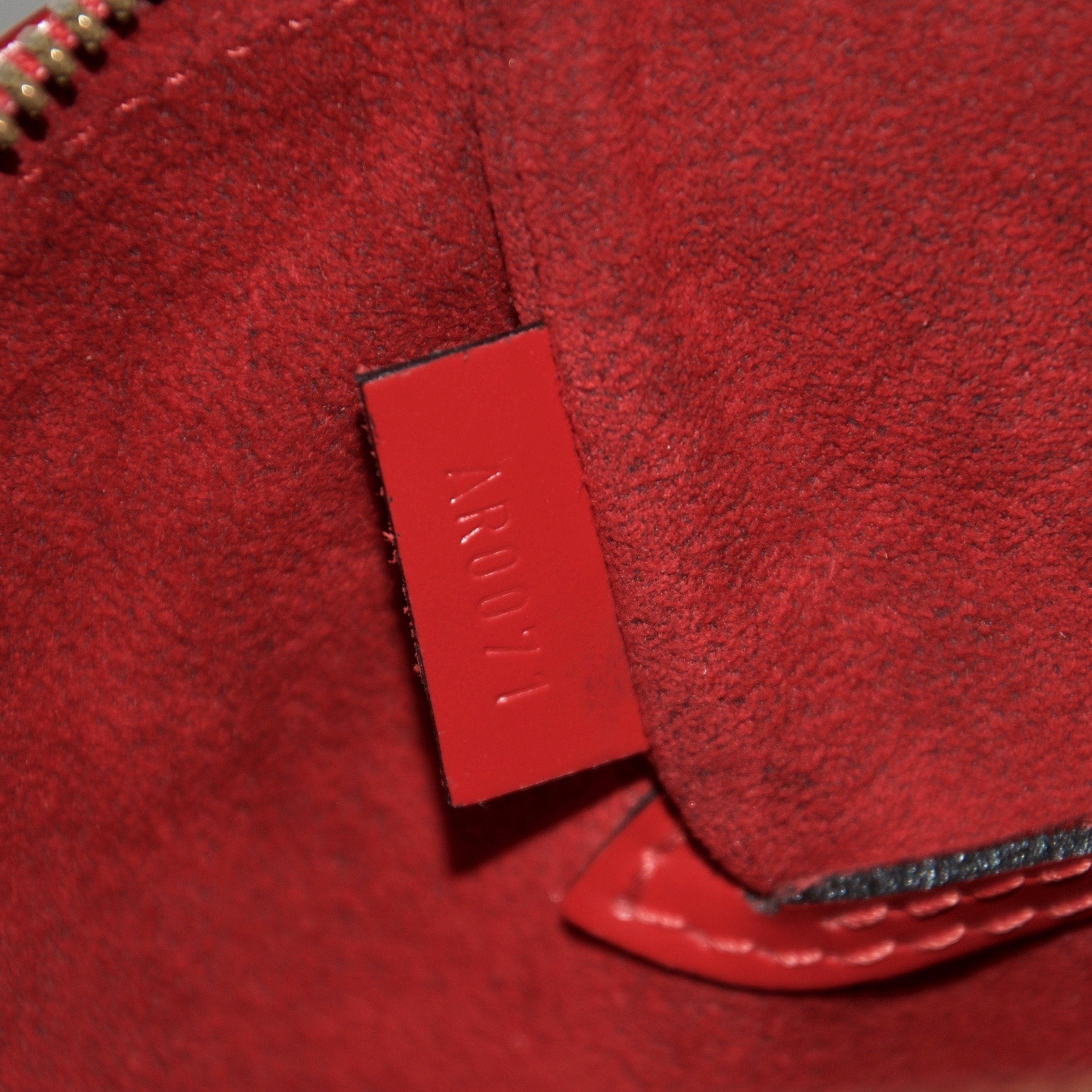 Louis Vuitton Red Epi Leather Alma PM