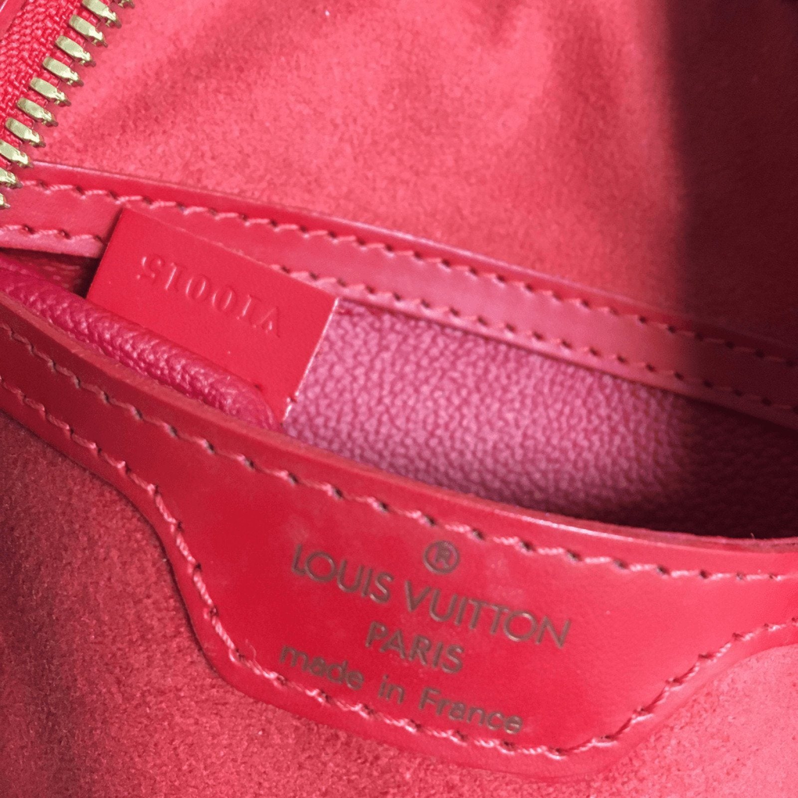 Louis Vuitton Red Epi Mabillon Backpack