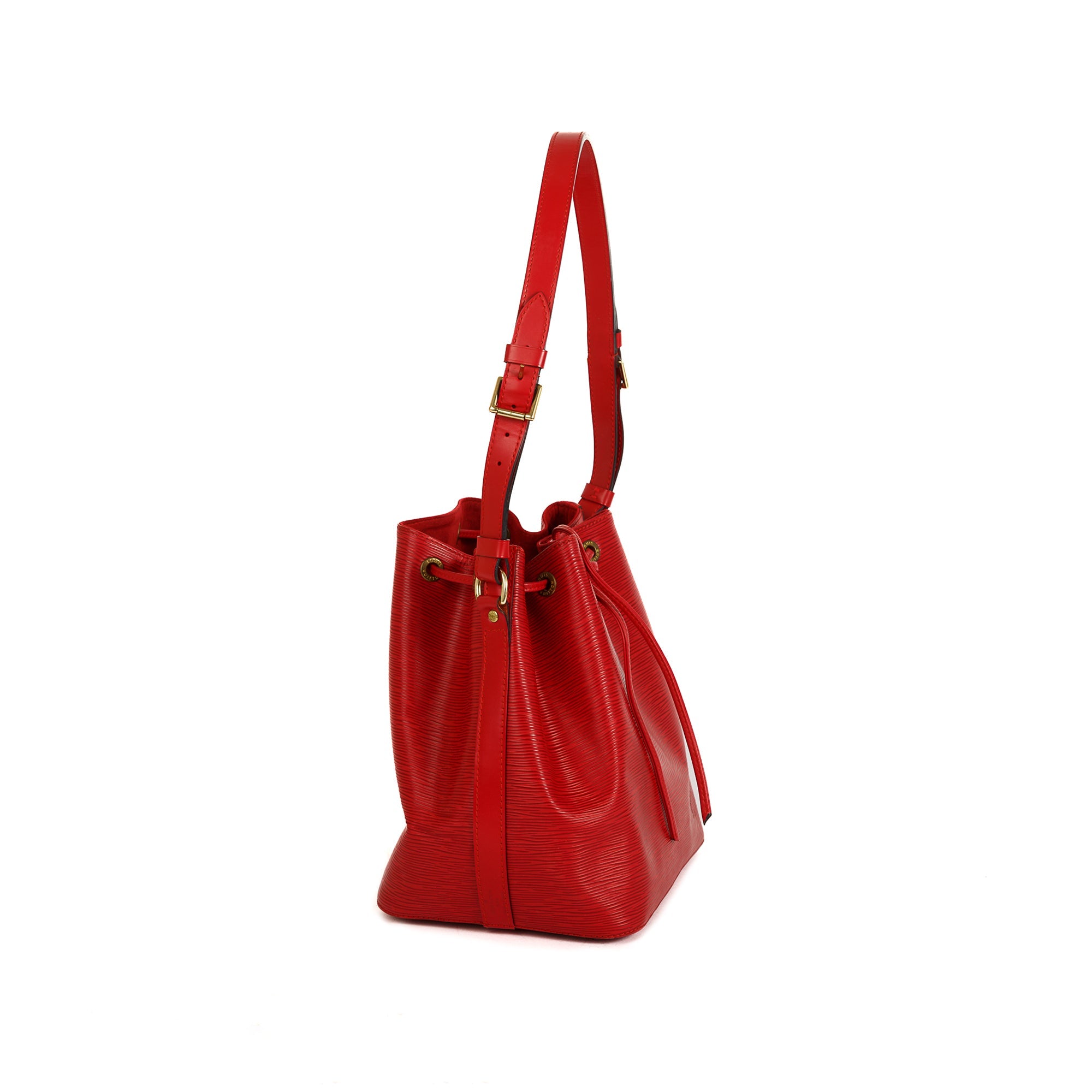 Louis Vuitton Red Epi Petit Noe Bag