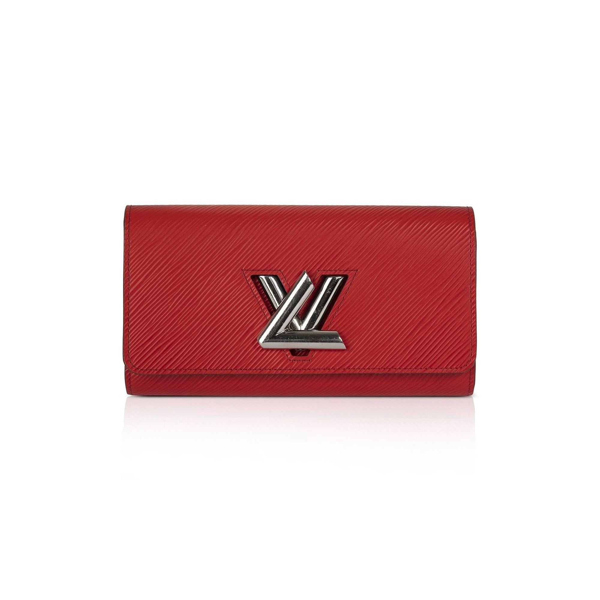 Louis Vuitton Red Epi Twist Wallet