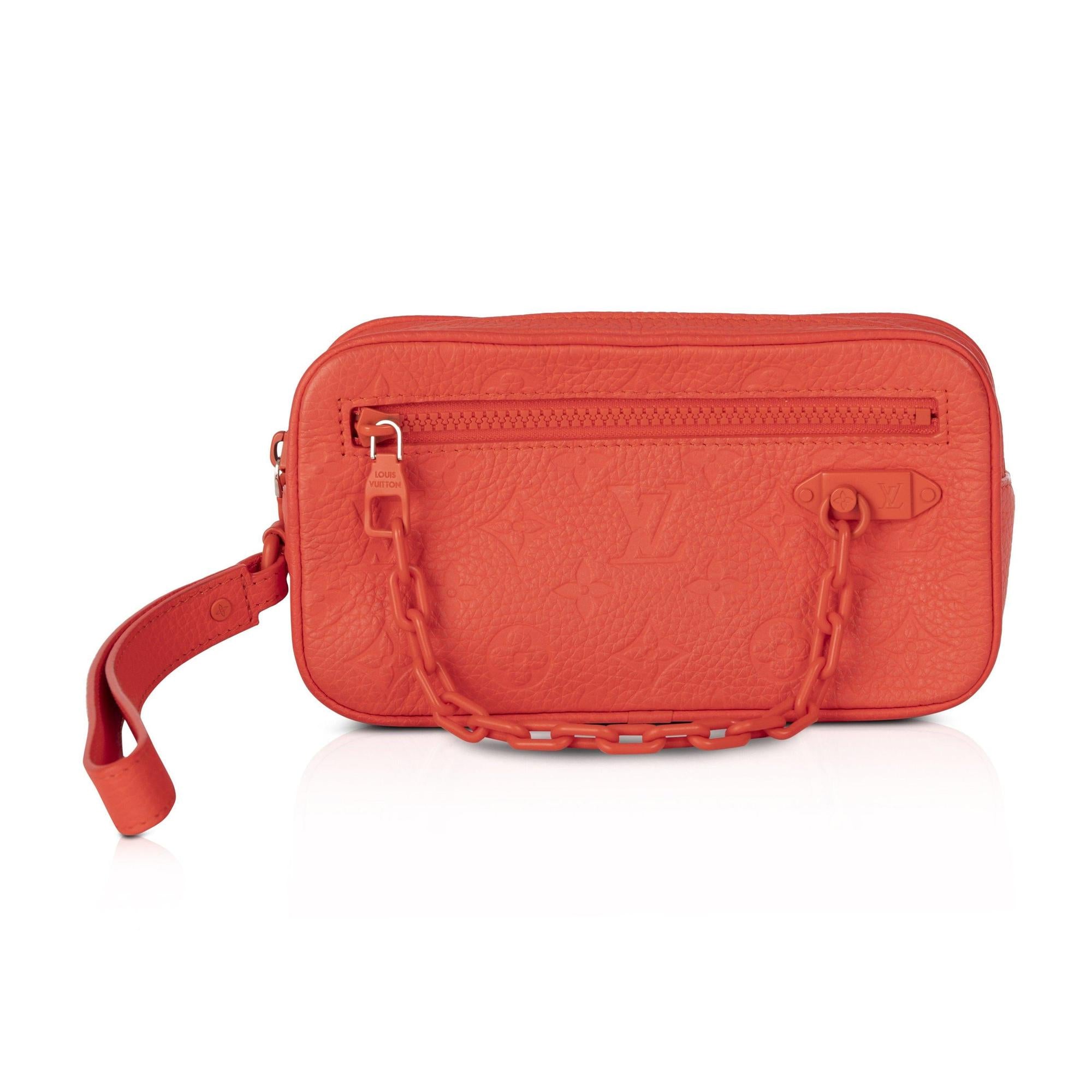 Louis Vuitton Solar Ray Taurillon Leather Pochette Volga