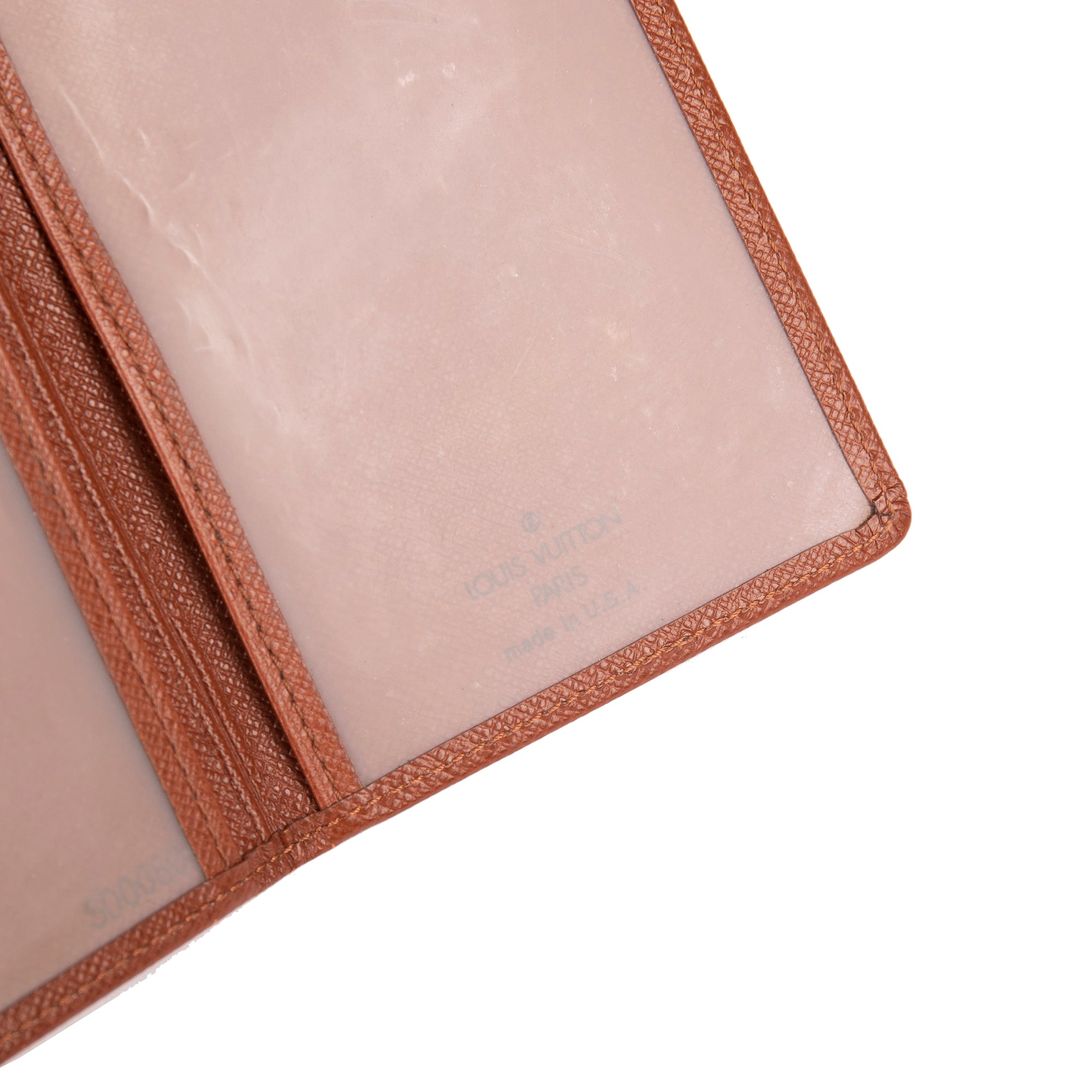 Louis Vuitton Taiga Leather ID Card Holder Wallet w/ Box