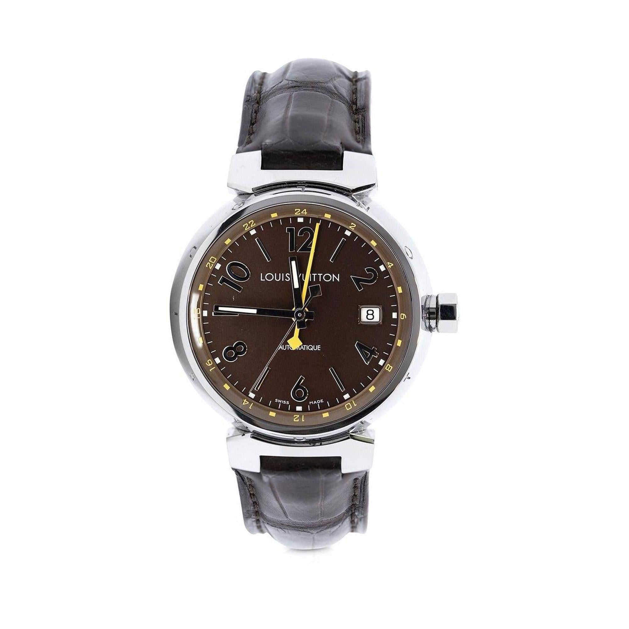 Louis Vuitton Tambour GMT Watch w/ Box