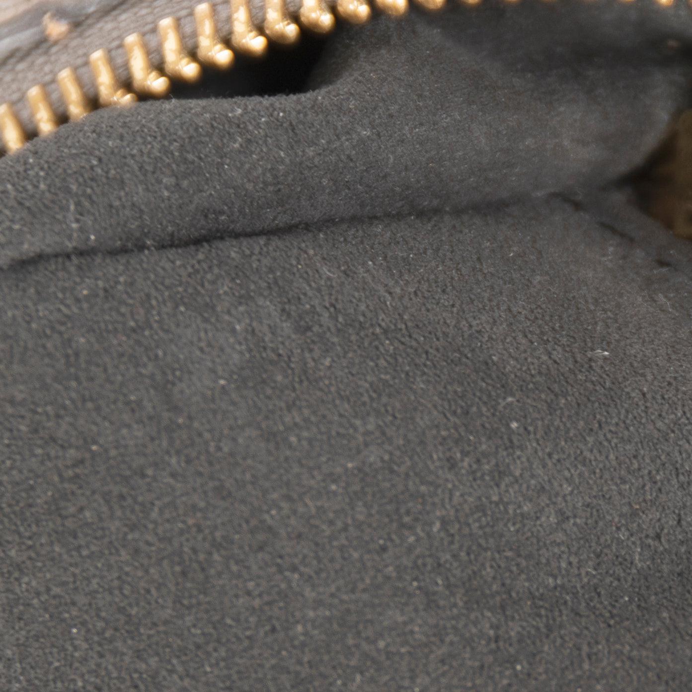 Louis Vuitton Taupe Mahina L Hobo