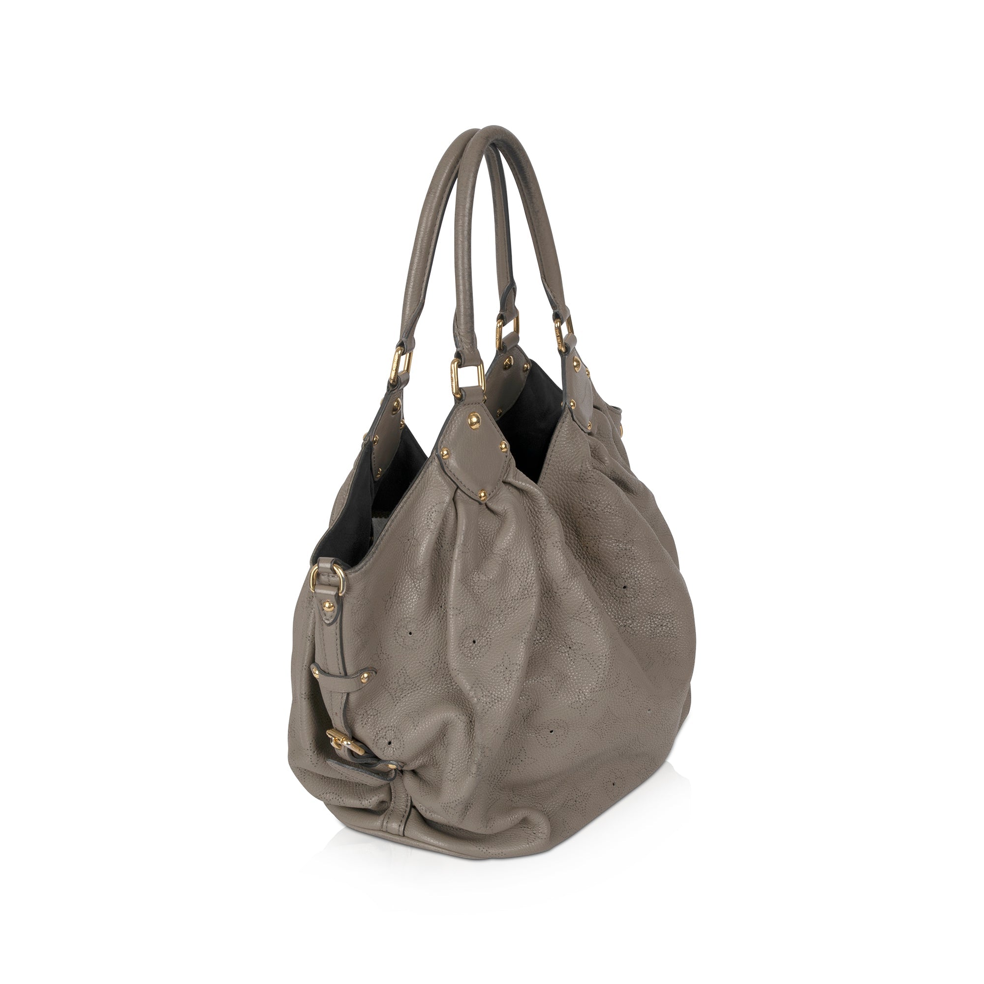 Louis Vuitton Taupe Mahina L Hobo